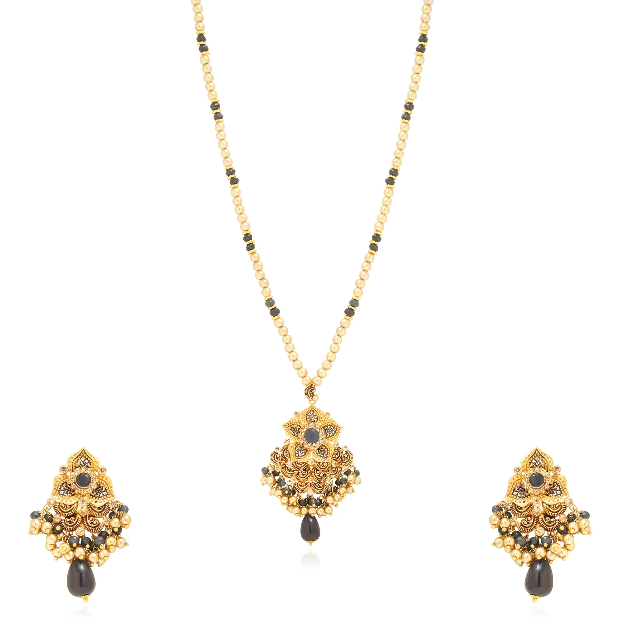MS00193%201 Matinee Necklace in 21K Gold