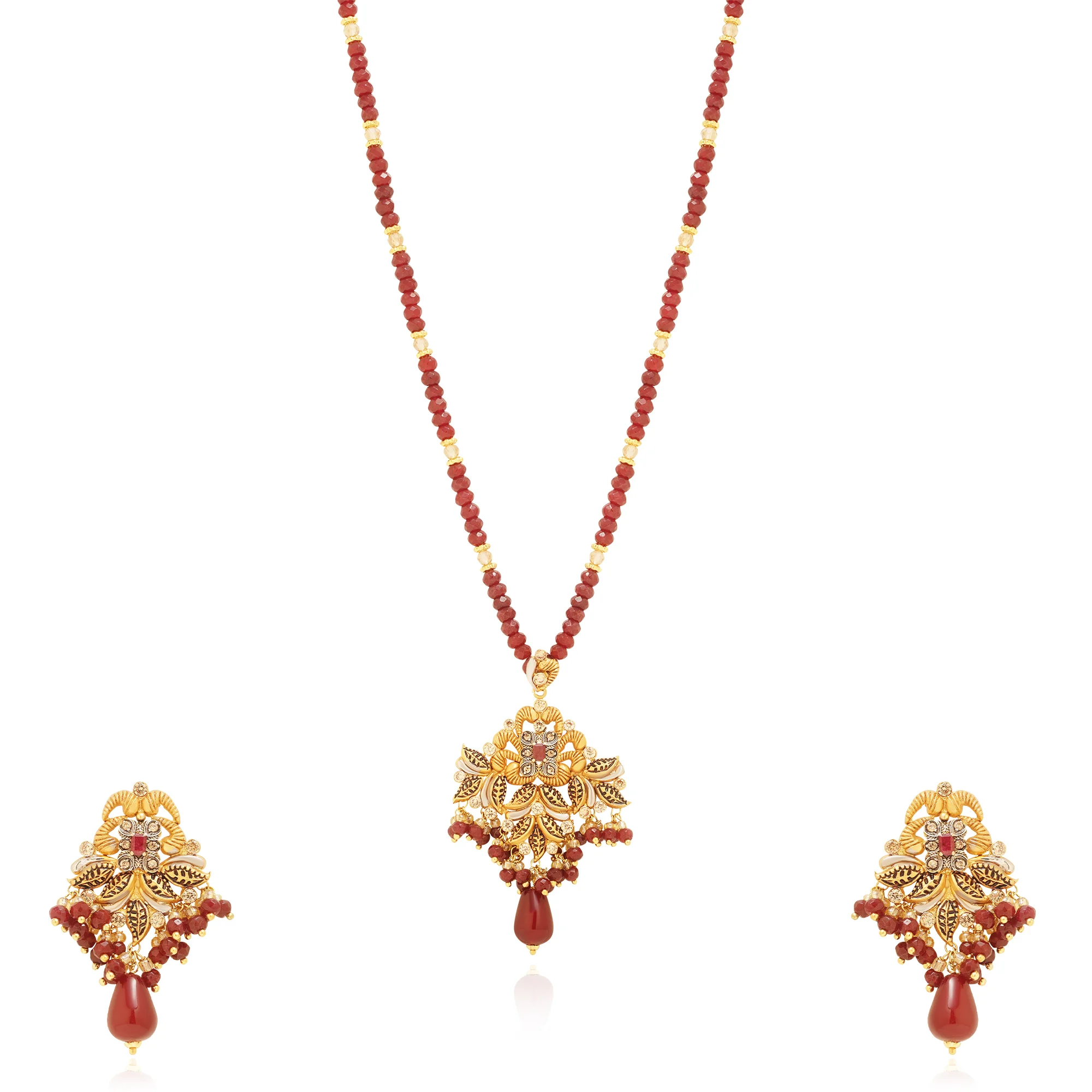 MS00194%201 Matinee Necklace in 21K Gold