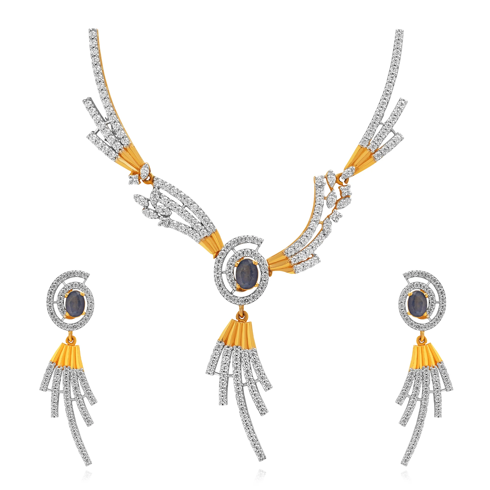 NS00032%201 Princess Necklace in 21K Gold