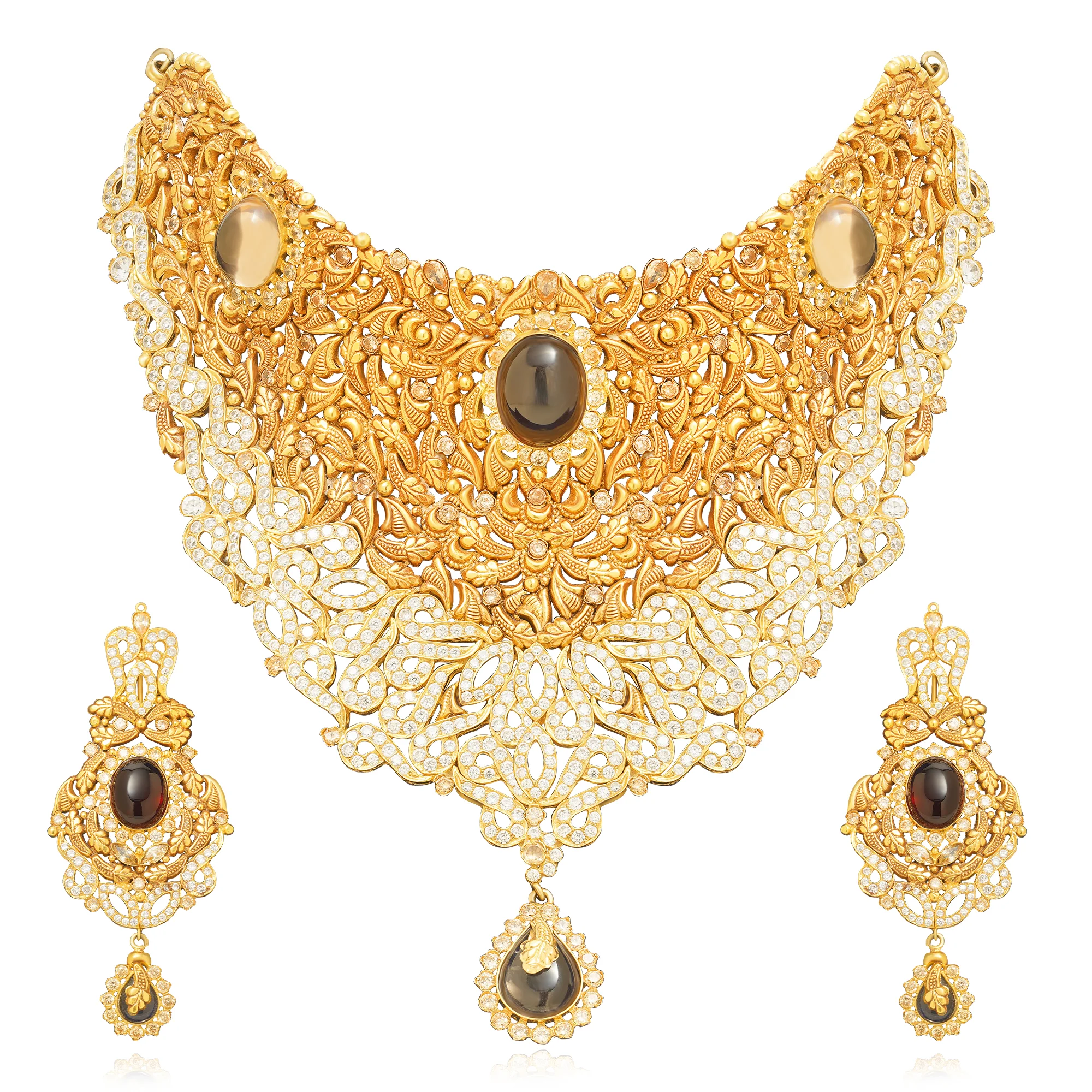 NS00059%201 Choker Necklace in 21K Gold