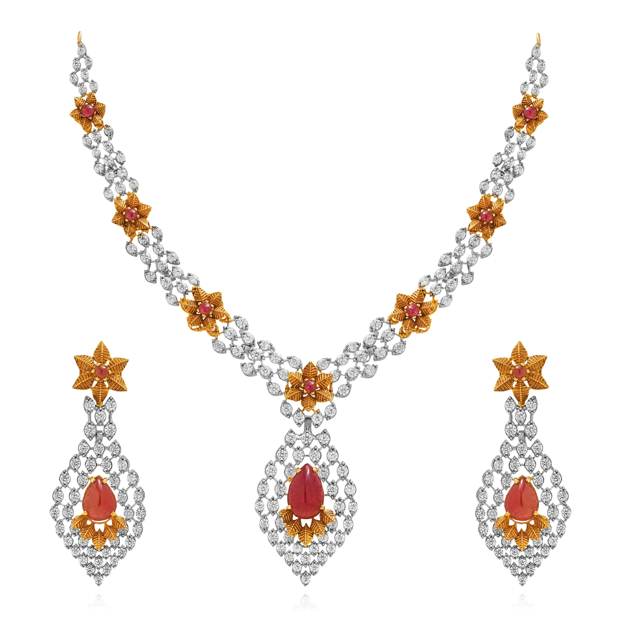 NS00063%201 Collar Necklace in 21K Gold