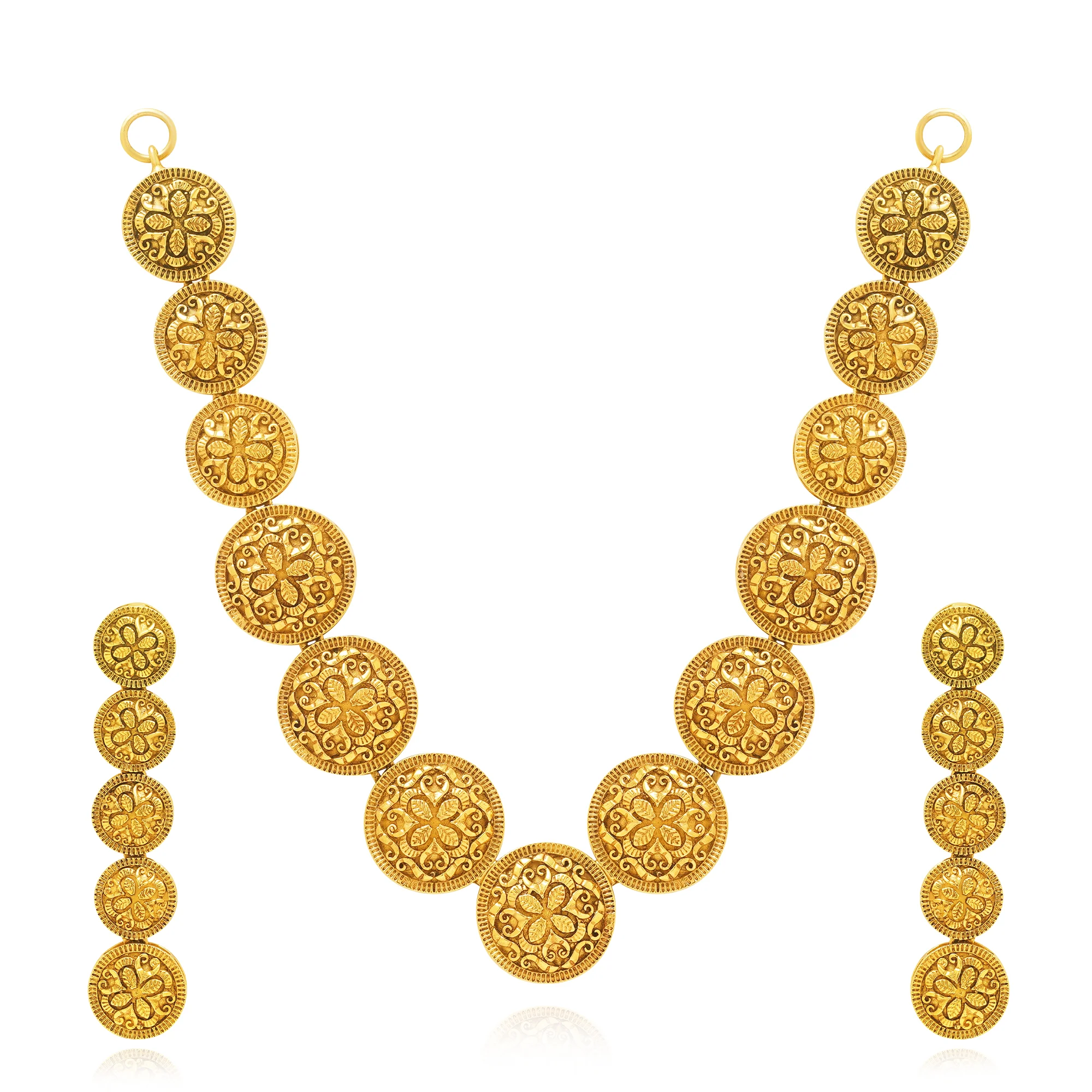 NS00079%201 Collar Necklace in 21K Gold