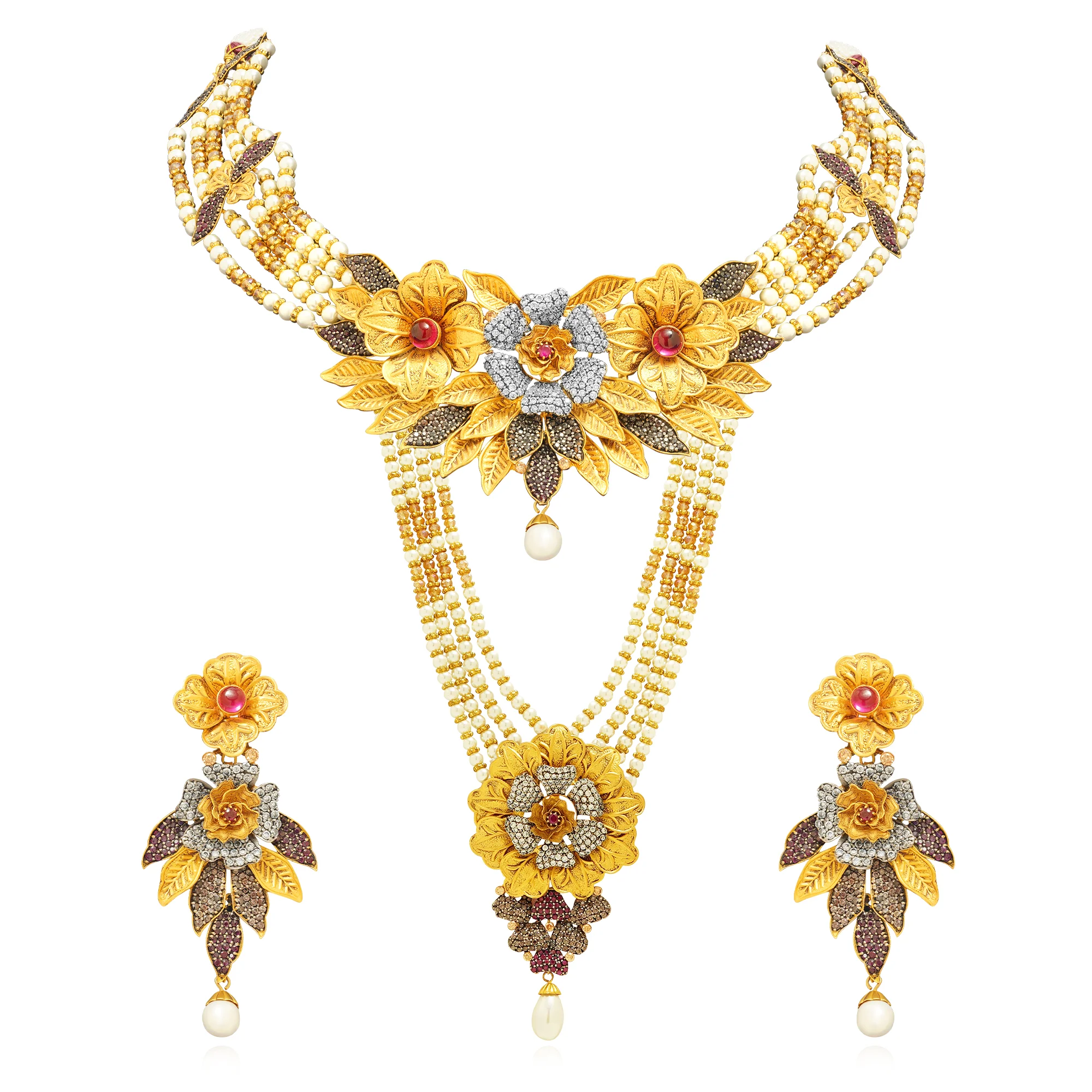 NS00233%201 Opera Necklace in 21K Gold