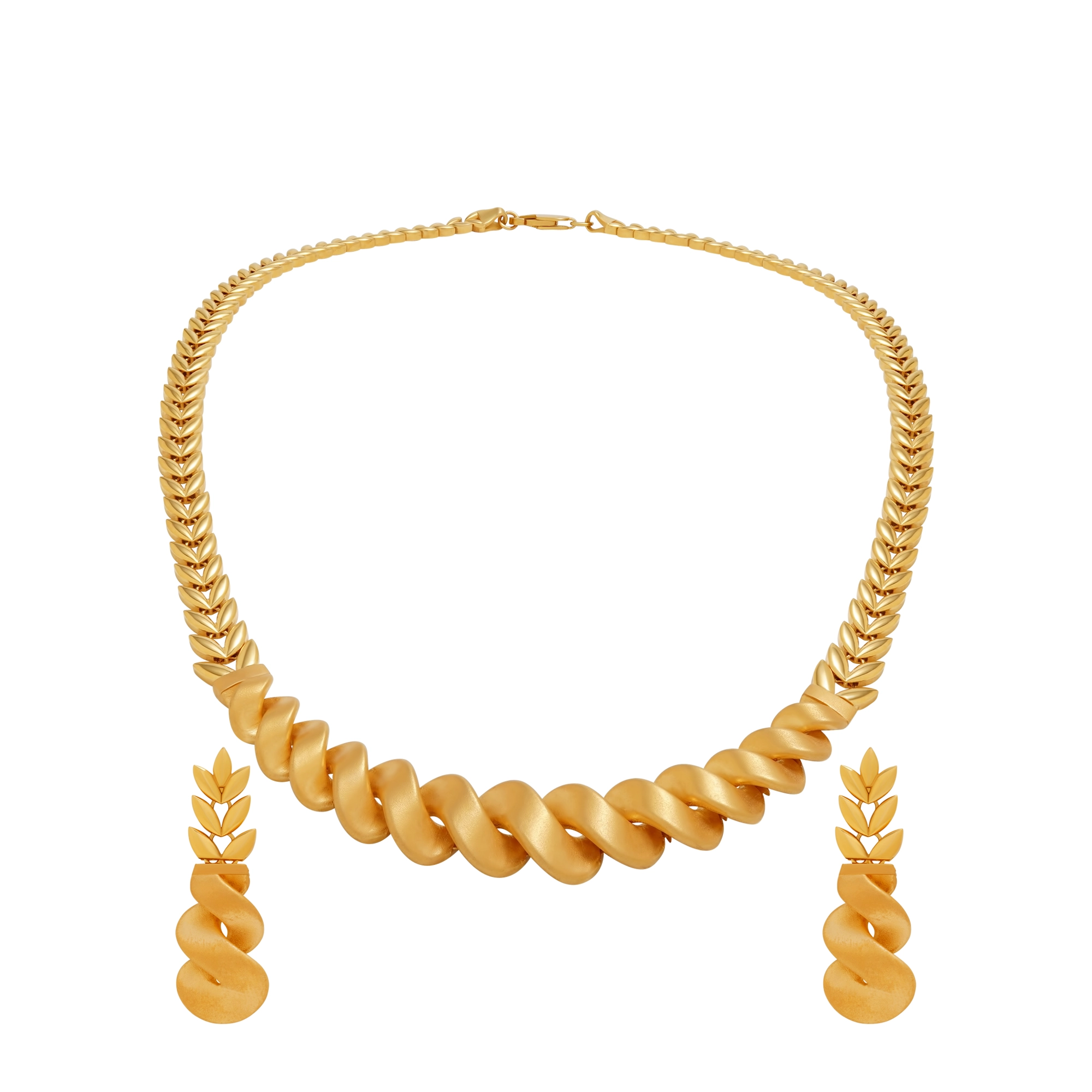 NS00929%201 Matinee Necklace in 21K Gold