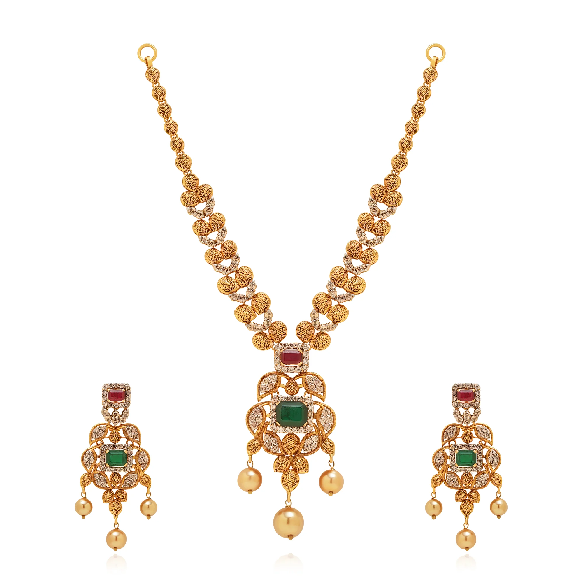 NS01084%201 Lariat Necklace in 21K Gold