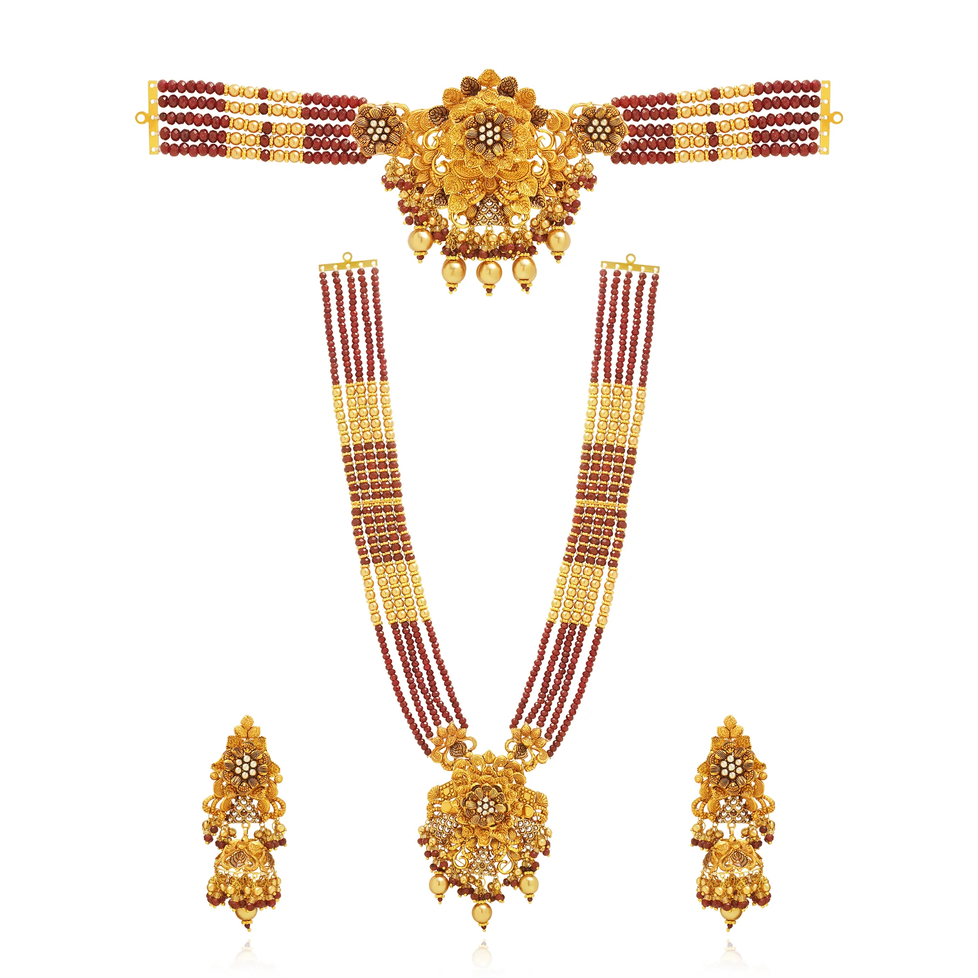 NS01107%20 %20MS00054%201 Collar Necklace in 21K Gold