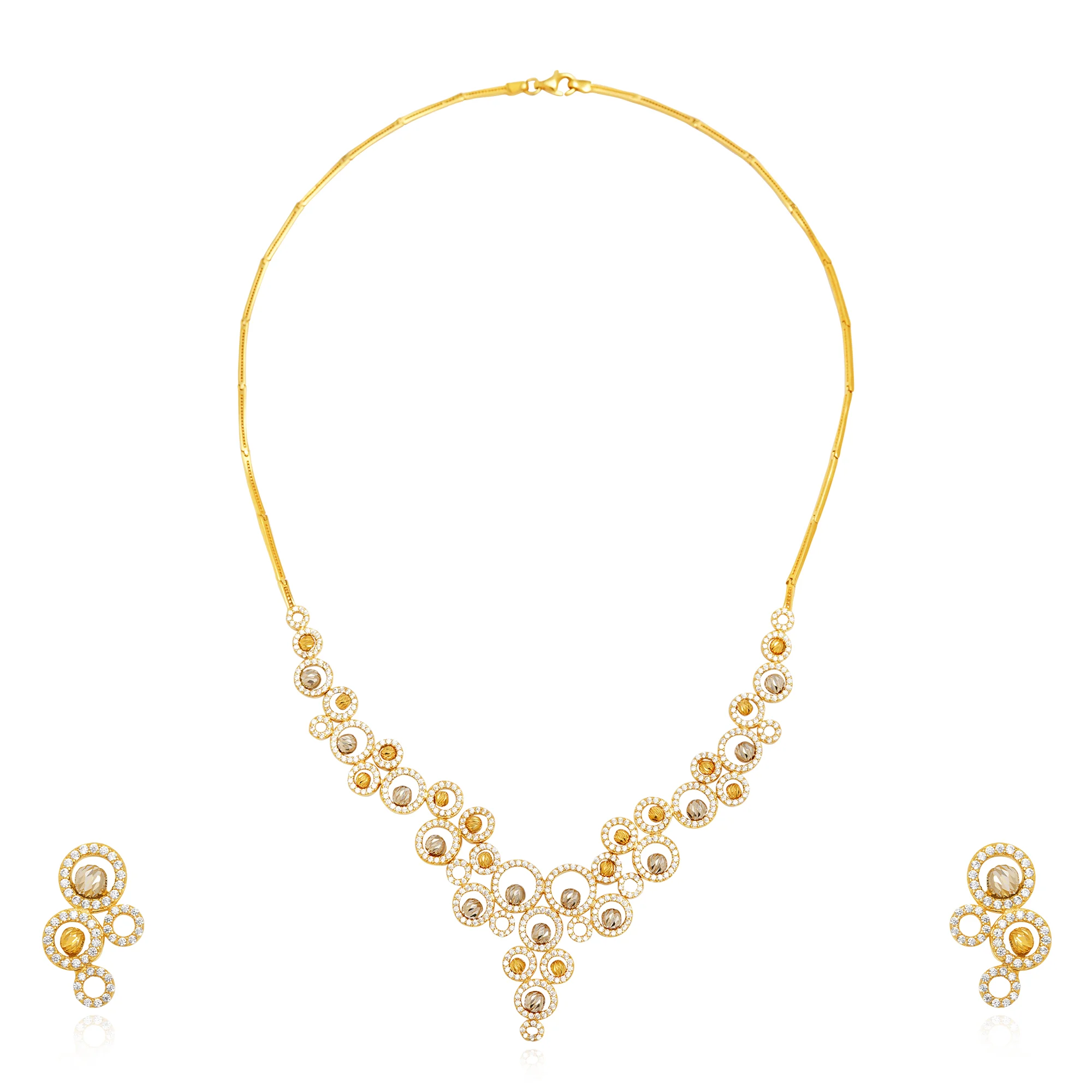 NS01171%201 Lariat Necklace in 21K Gold
