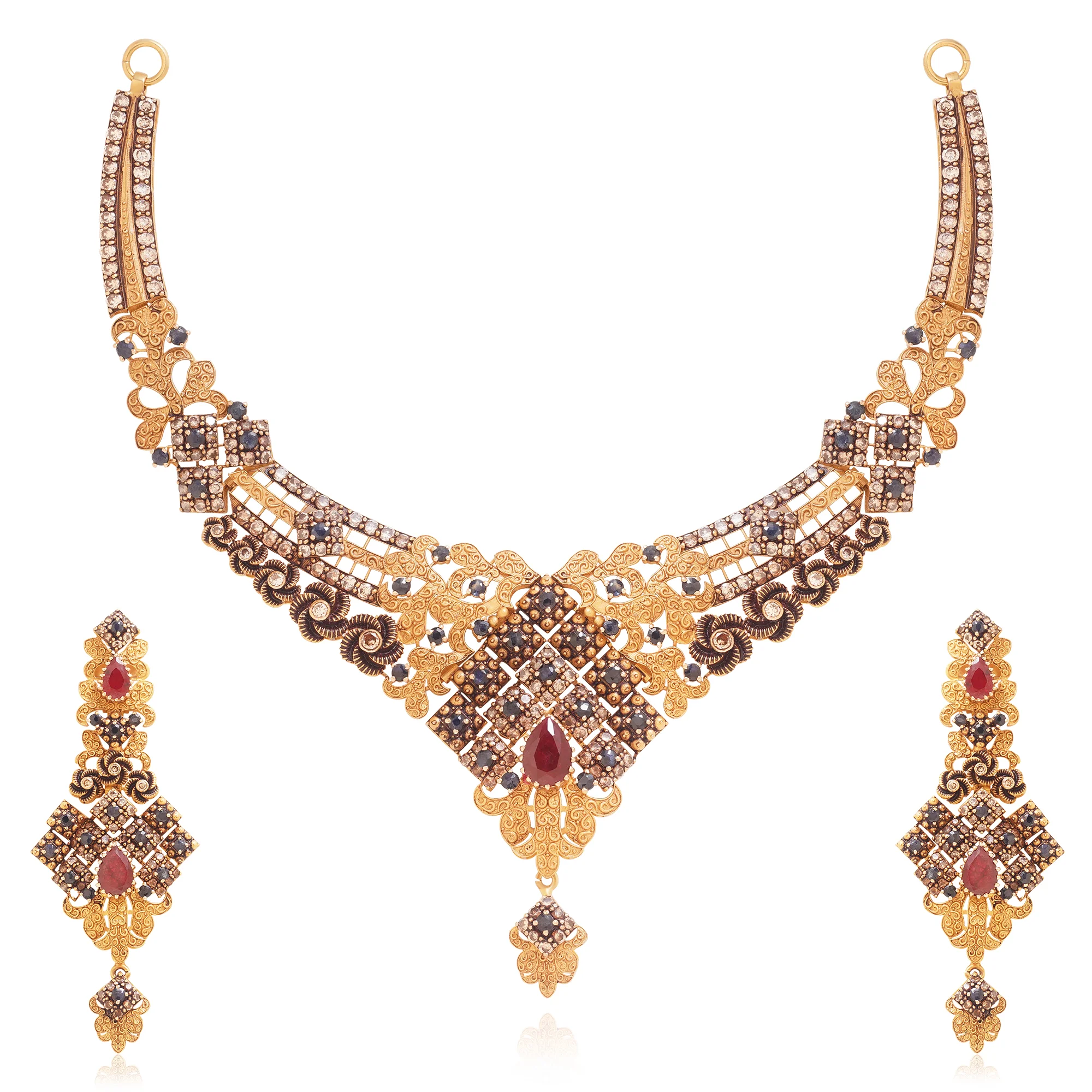 NS01222%201 Lariat Necklace in 21K Gold