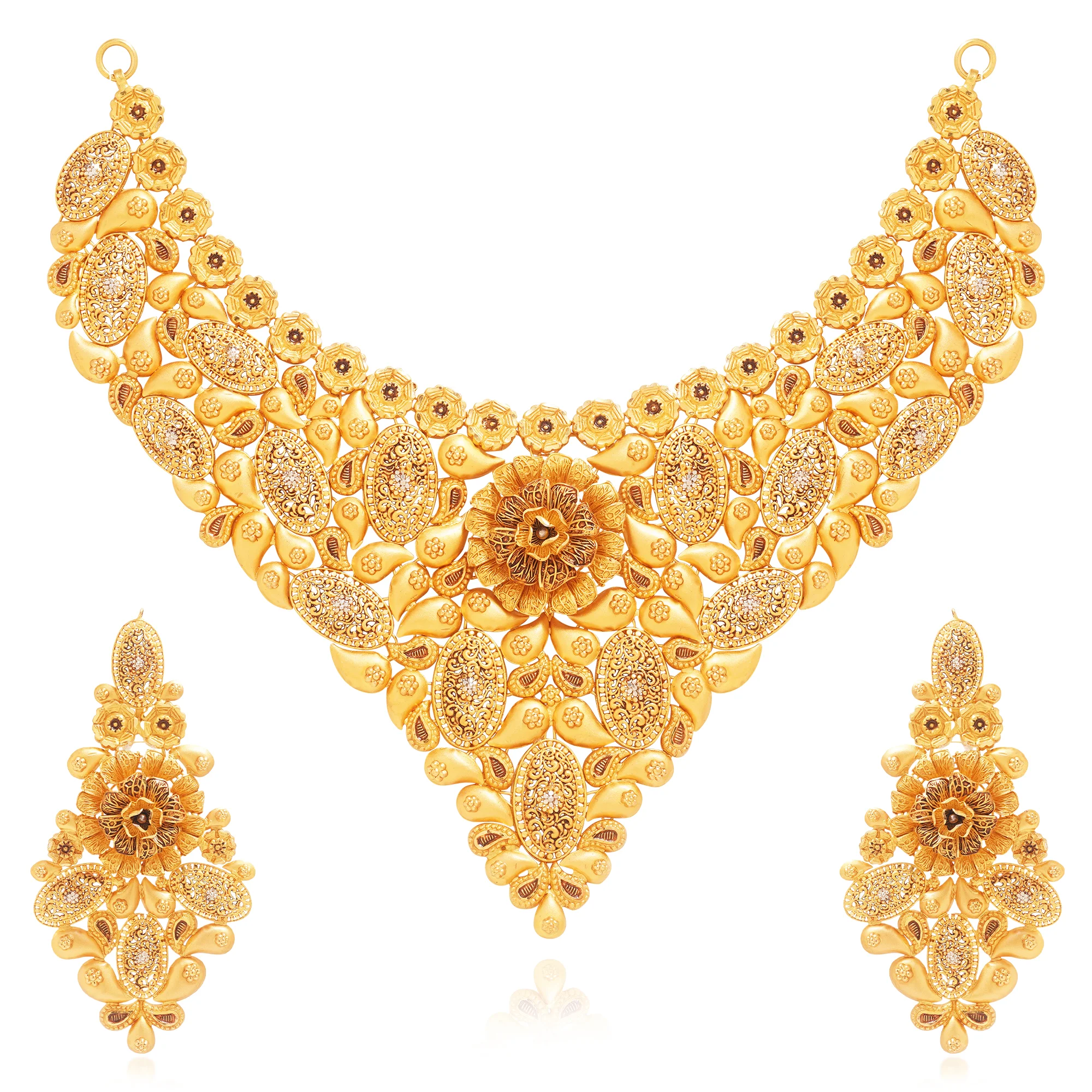 NS01250%201 Lariat Necklace in 21K Gold