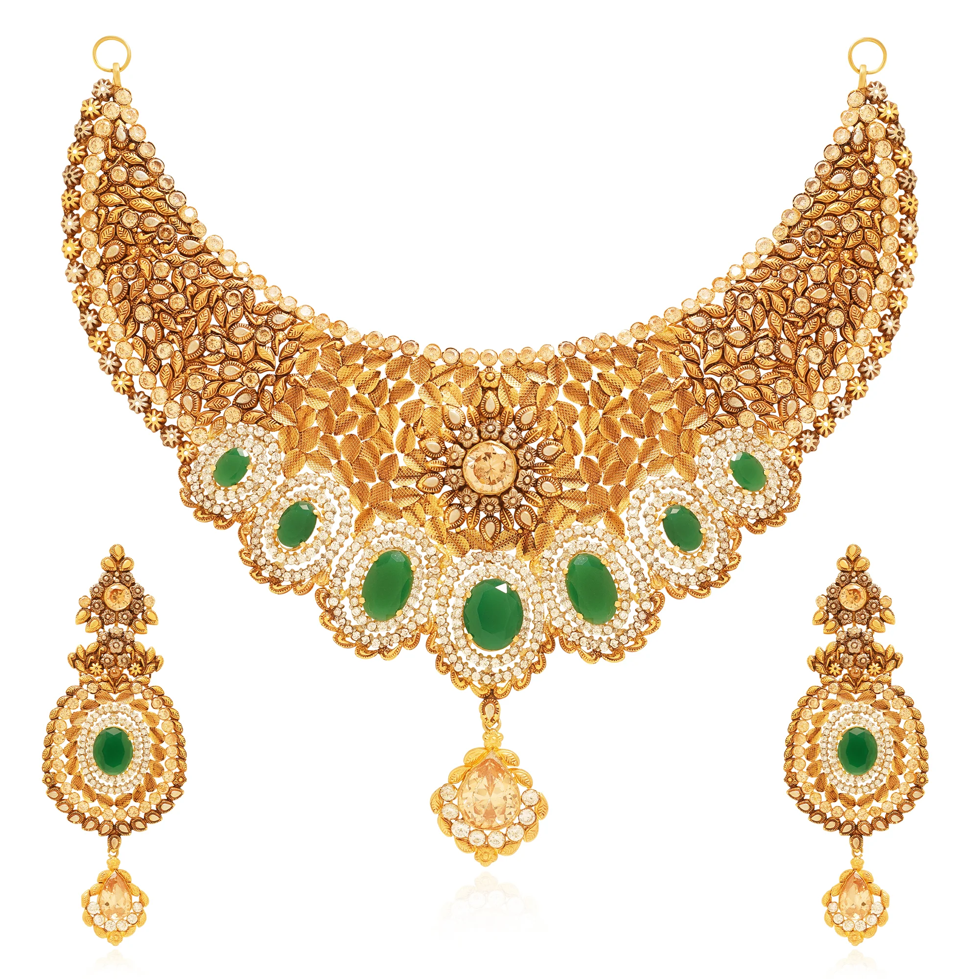NS01273%201 Choker Necklace in 21K Gold