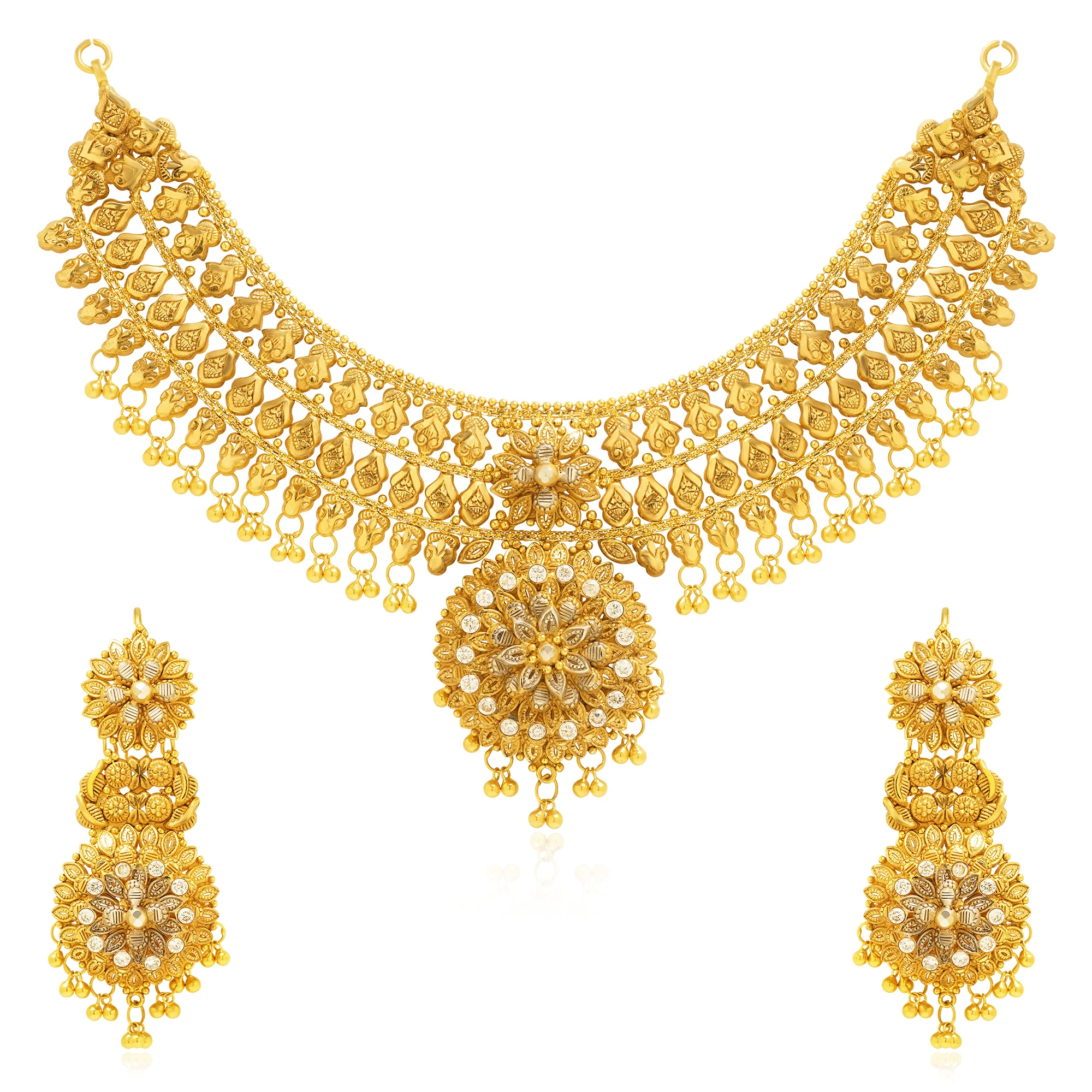 NS01285%201 Matinee Necklace in 21K Gold