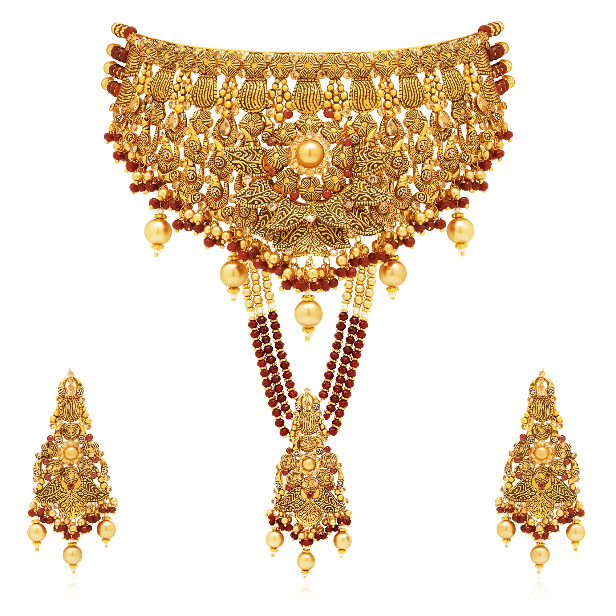 NS01326%20 %20ML00103%201 Necklace Set In 21K