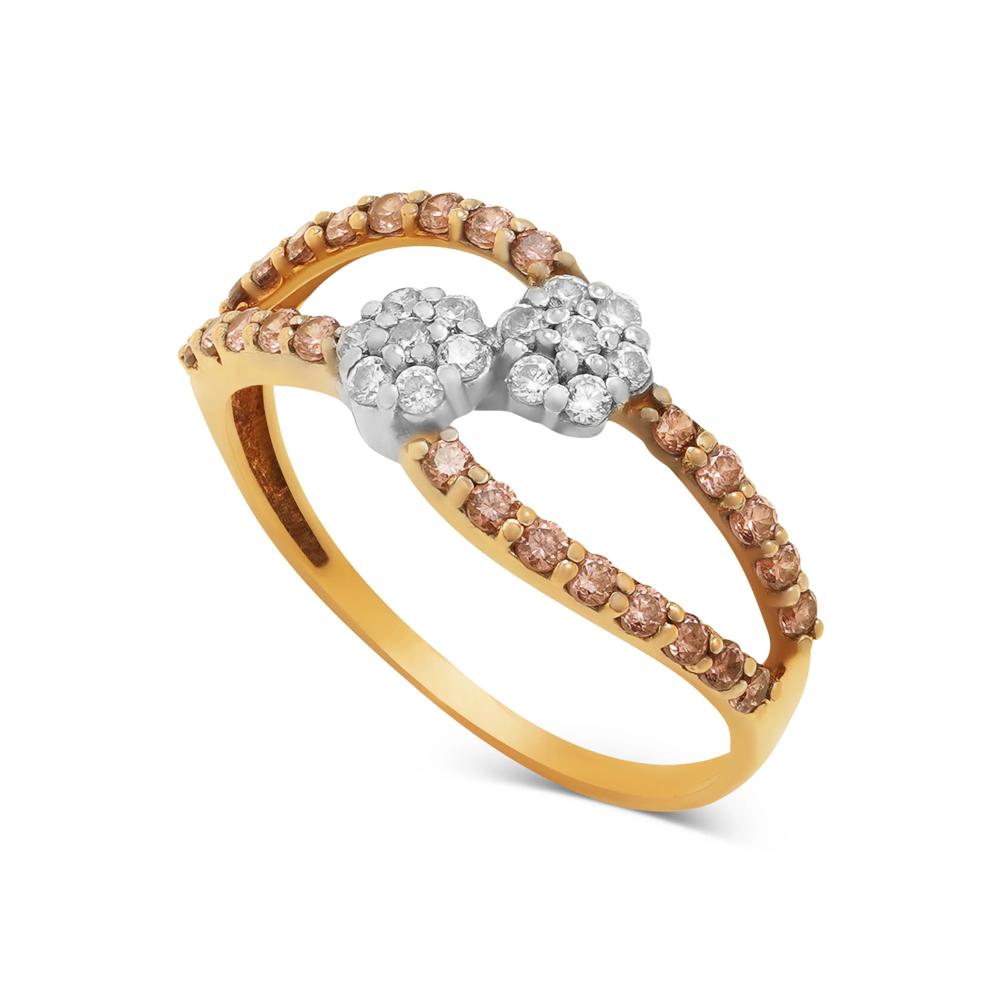 RG00947 Cluster Ring in 21K Gold