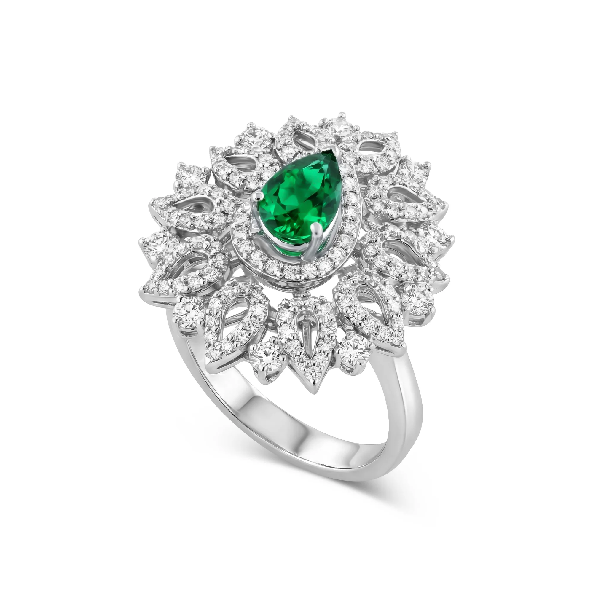 RG00963%201 Halo Ring in 18K Gold