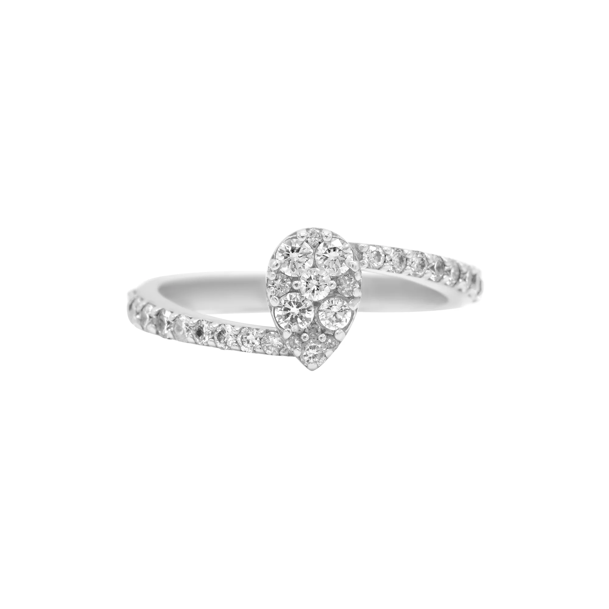 RG01239 1 Cluster Ring in 21K Gold