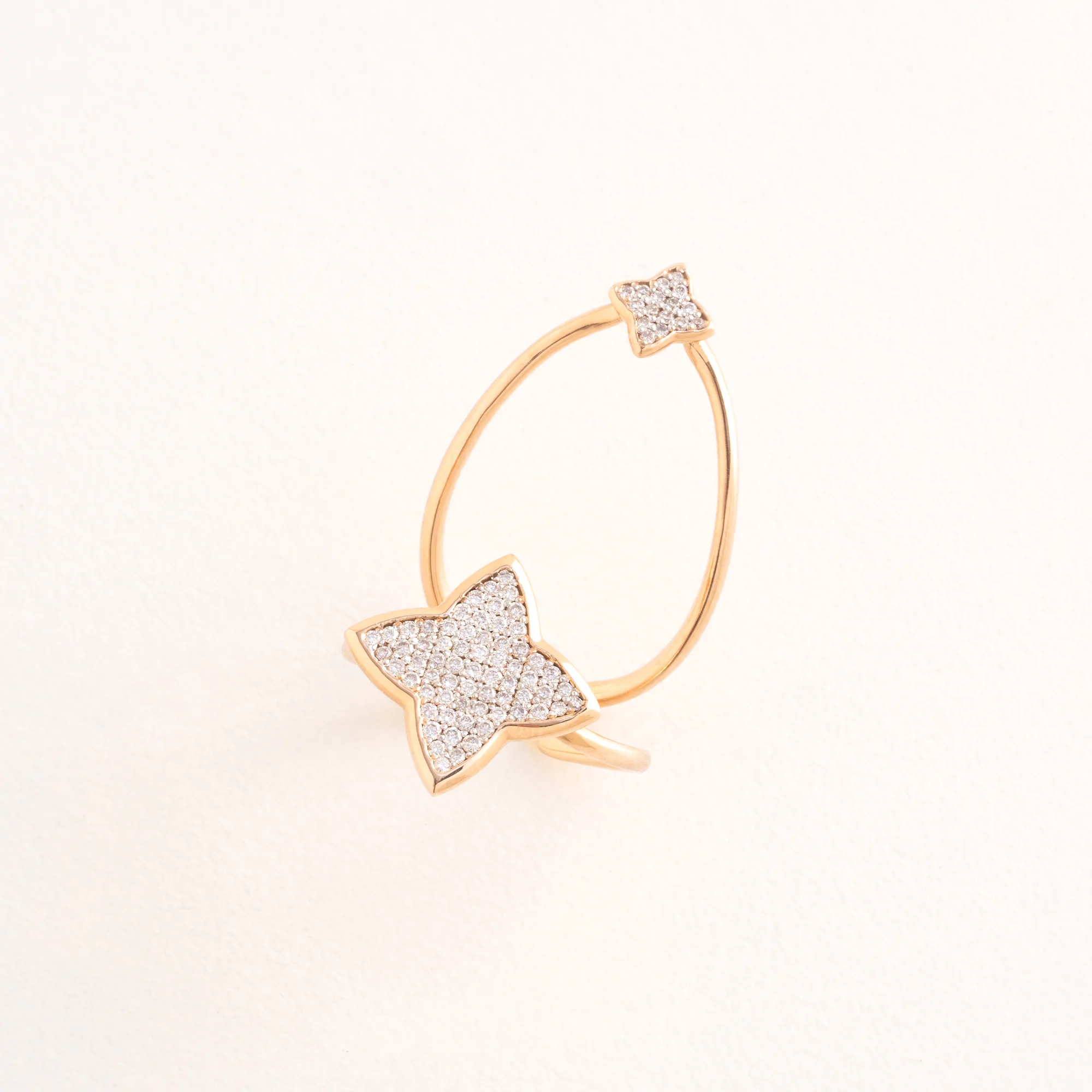 RG02493 Cluster Ring in 18K Gold