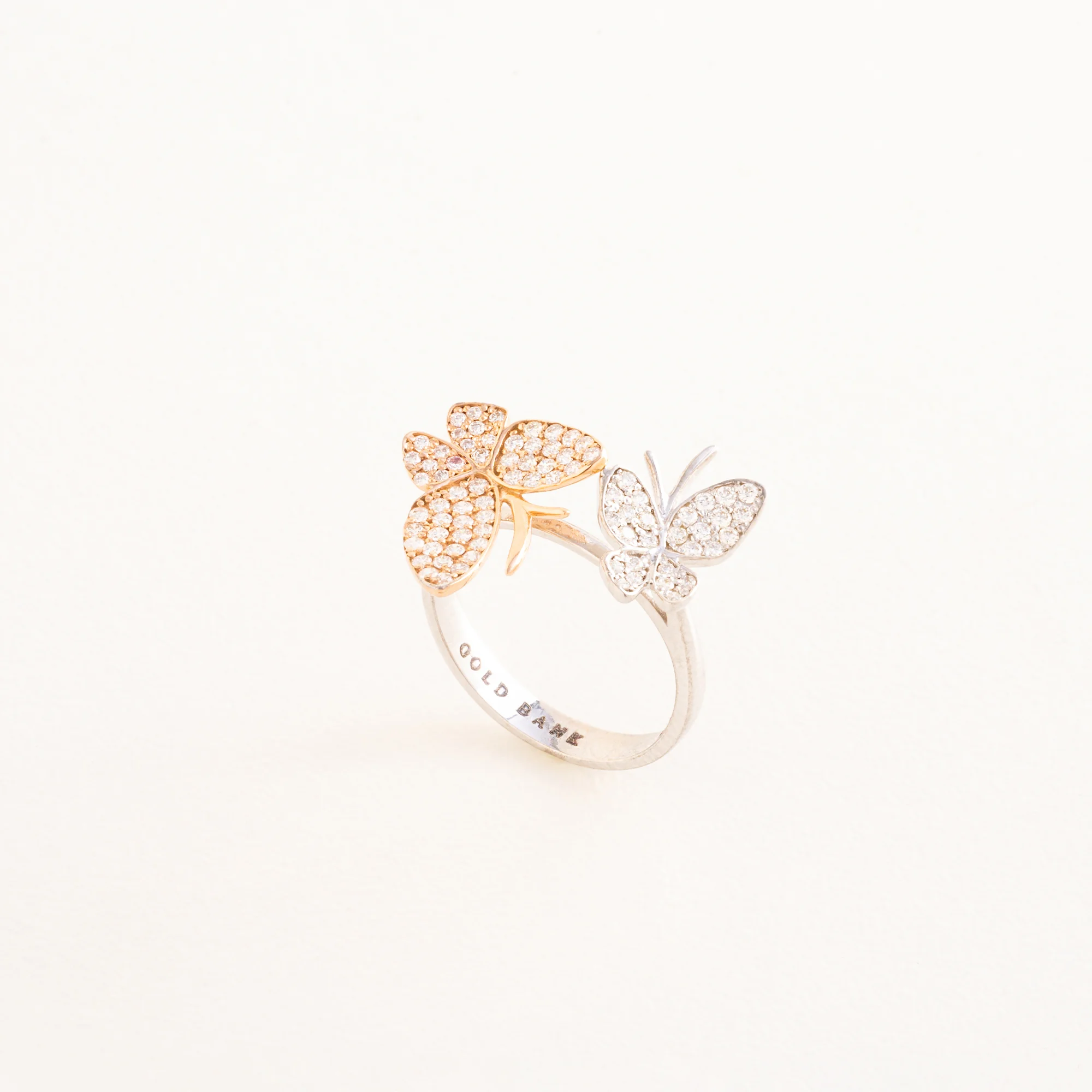 RG02496 Toi et Moi Ring in 18K Gold