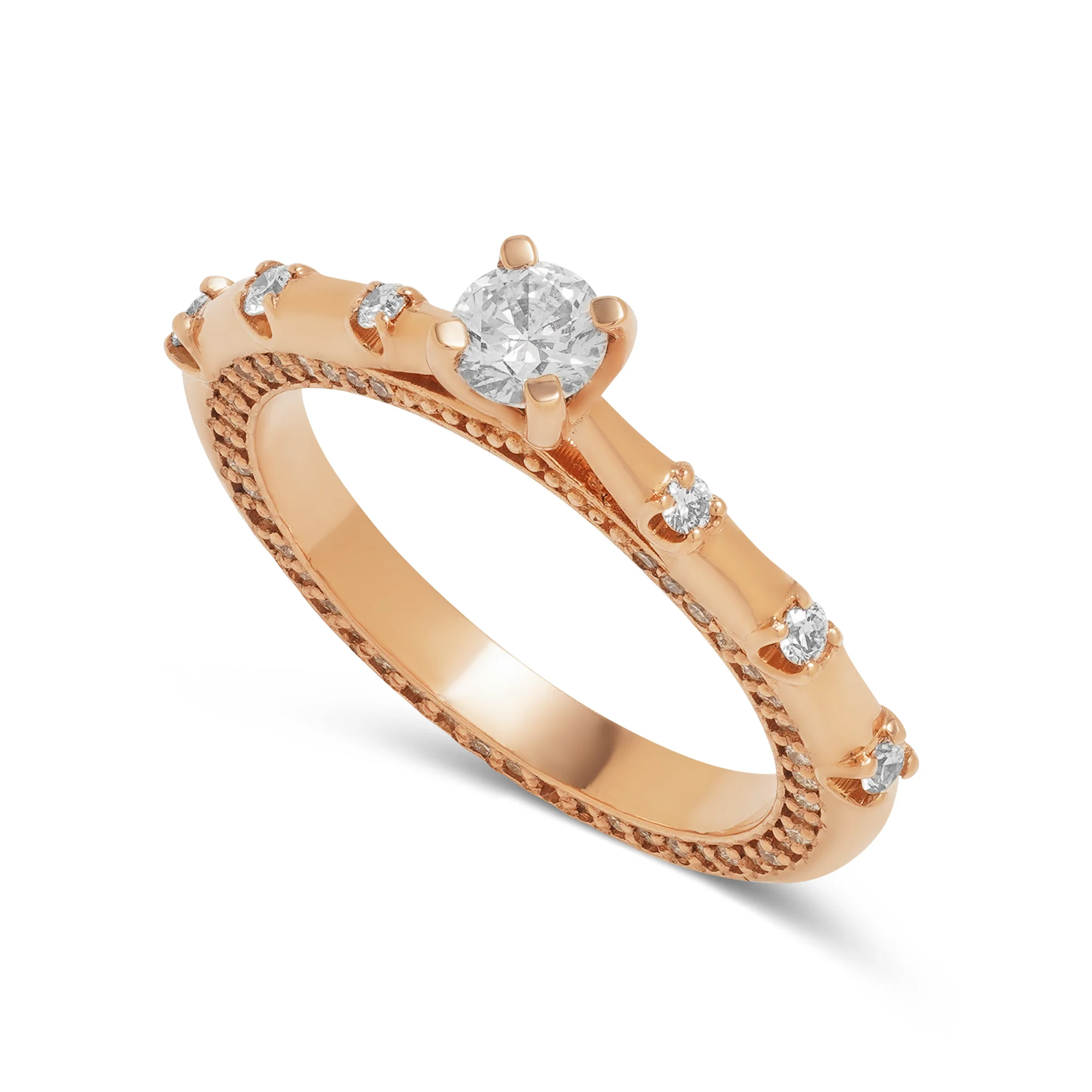 RG03239 Ring in 18K Gold with 0.27 Carat Diamonds