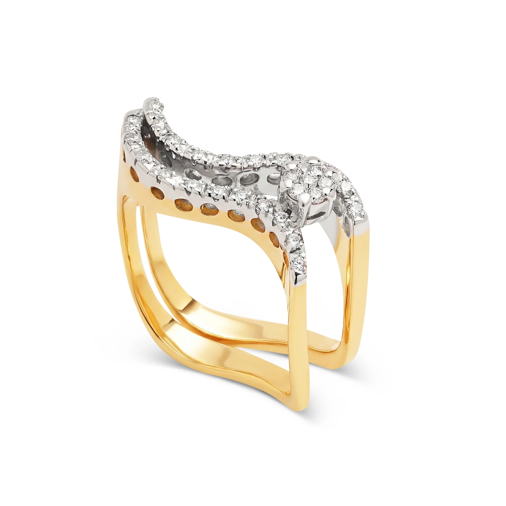 RG03268 Cluster Ring in 21K Gold