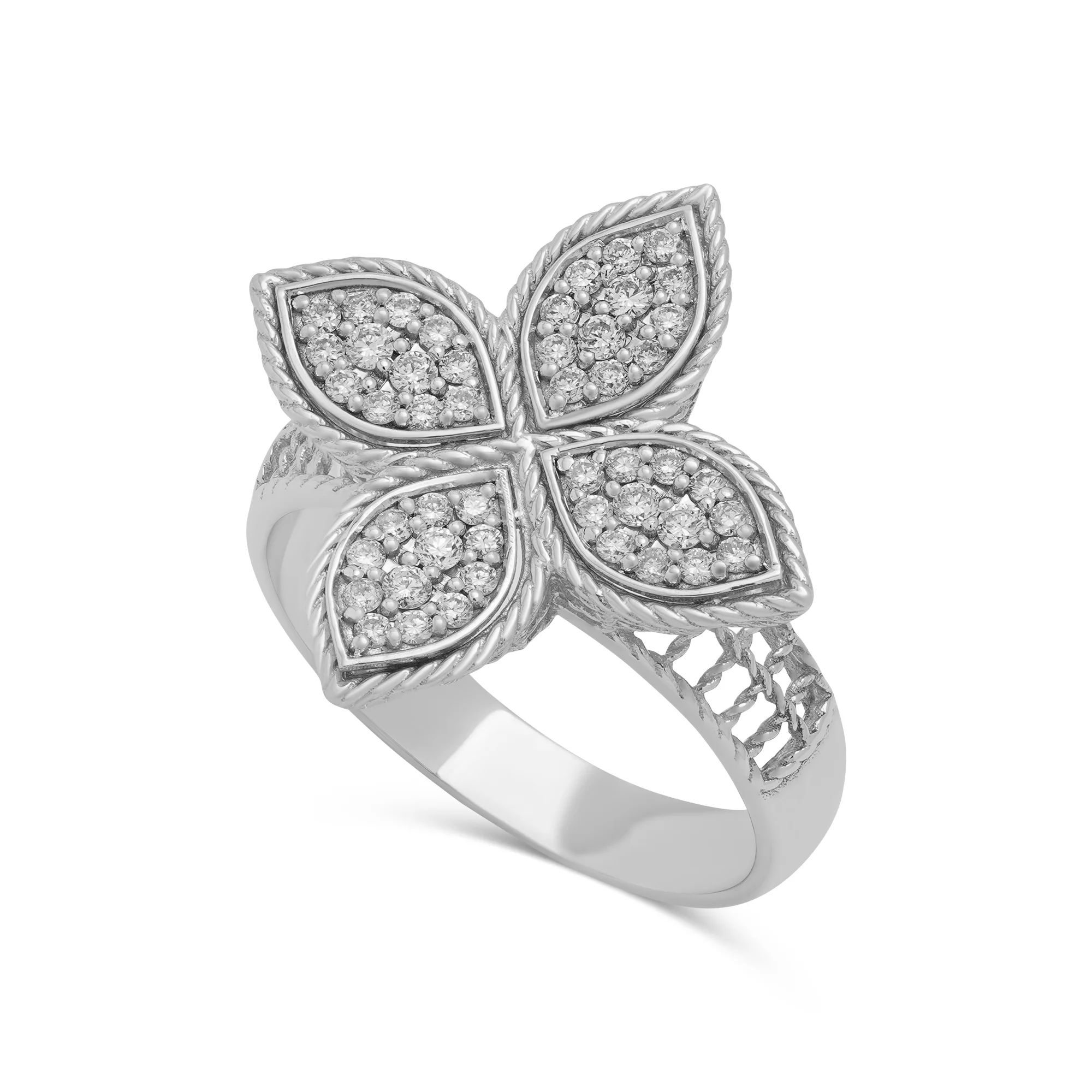 RG03380 Cluster Ring in 18K Gold
