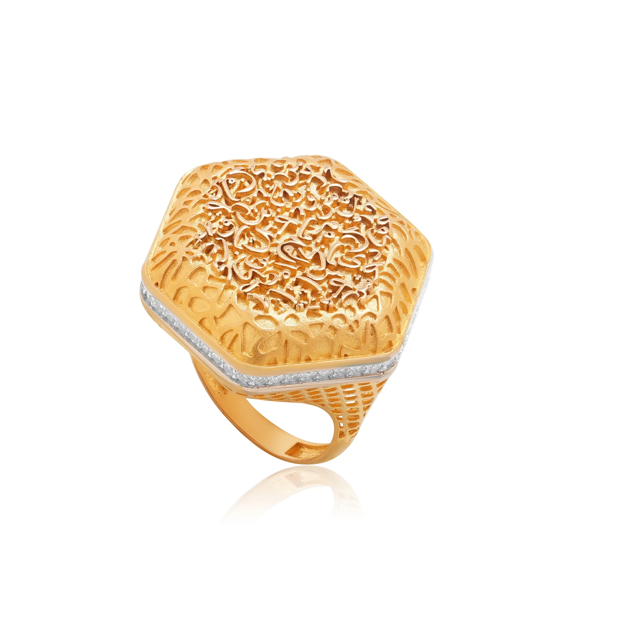 RG04155%201 Cocktail Ring in 21K Gold