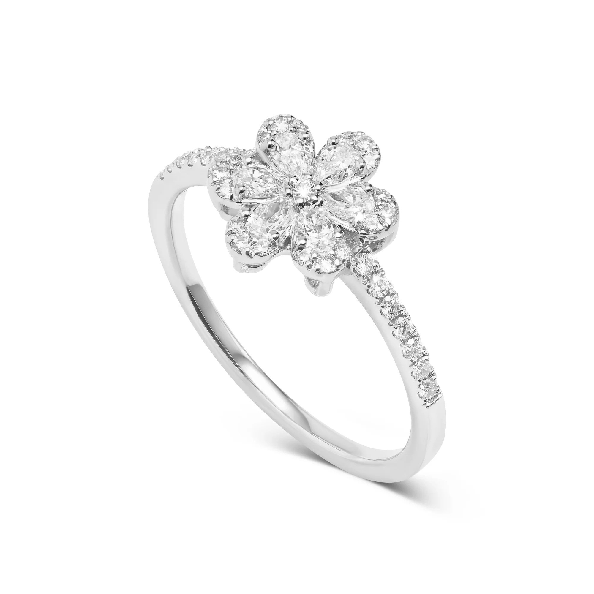 RG04271 Cluster Ring in 18K Gold