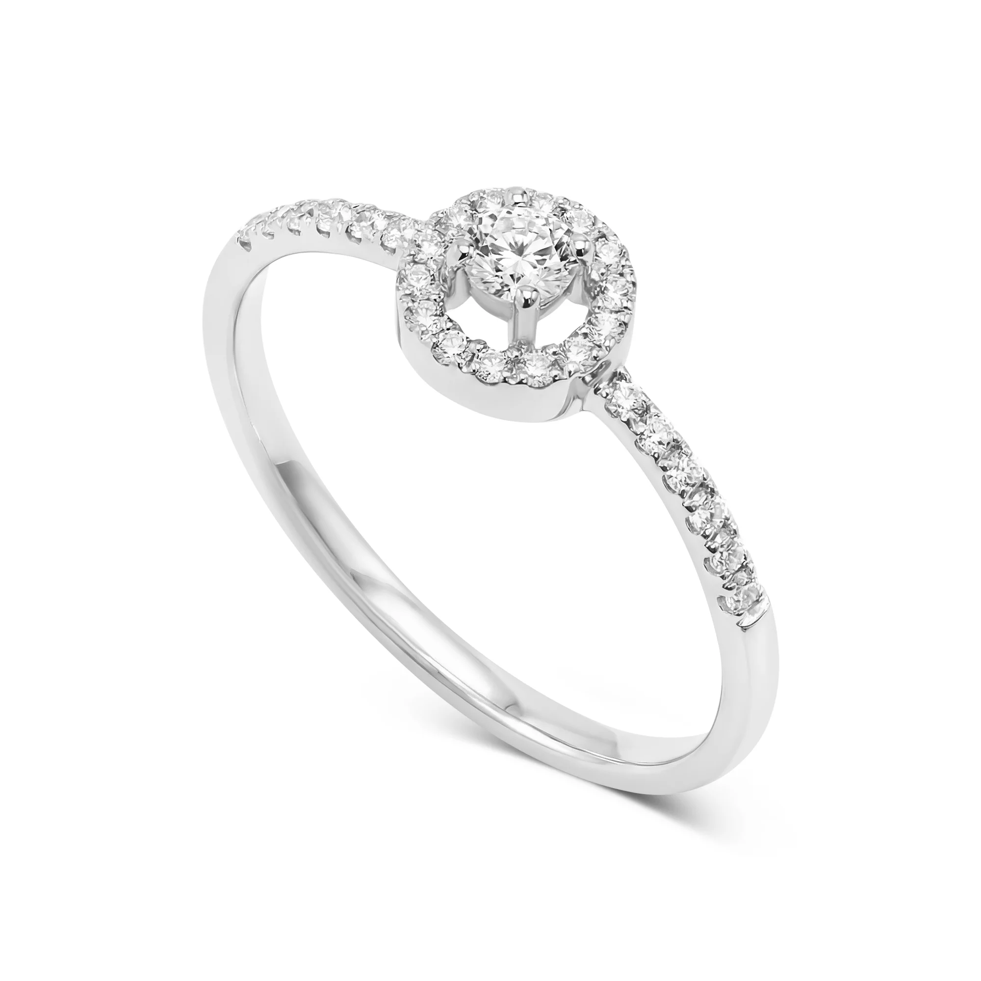 RG04276 Cluster Ring in 18K Gold