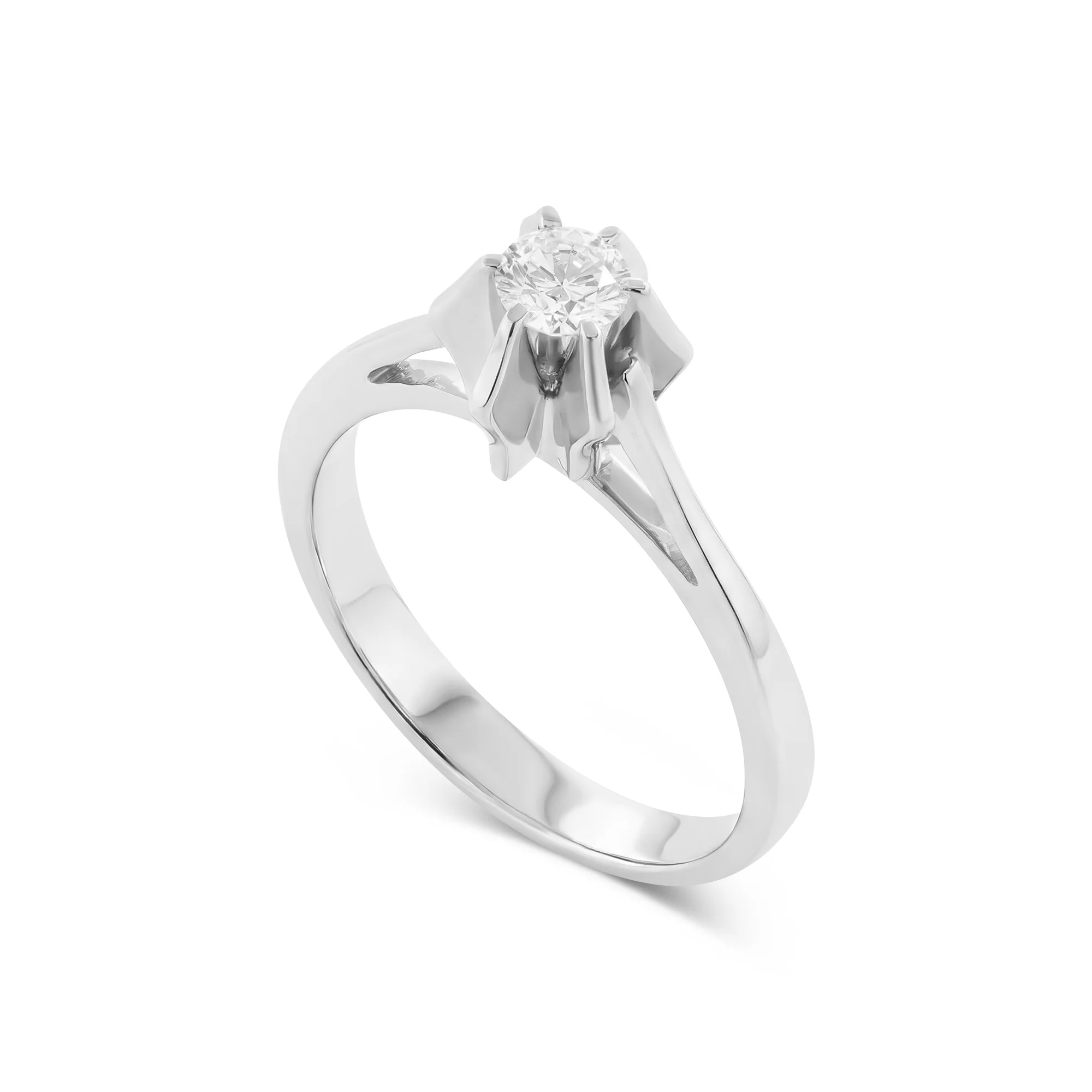 RG04380%201 Solitaire Ring in 18K Gold