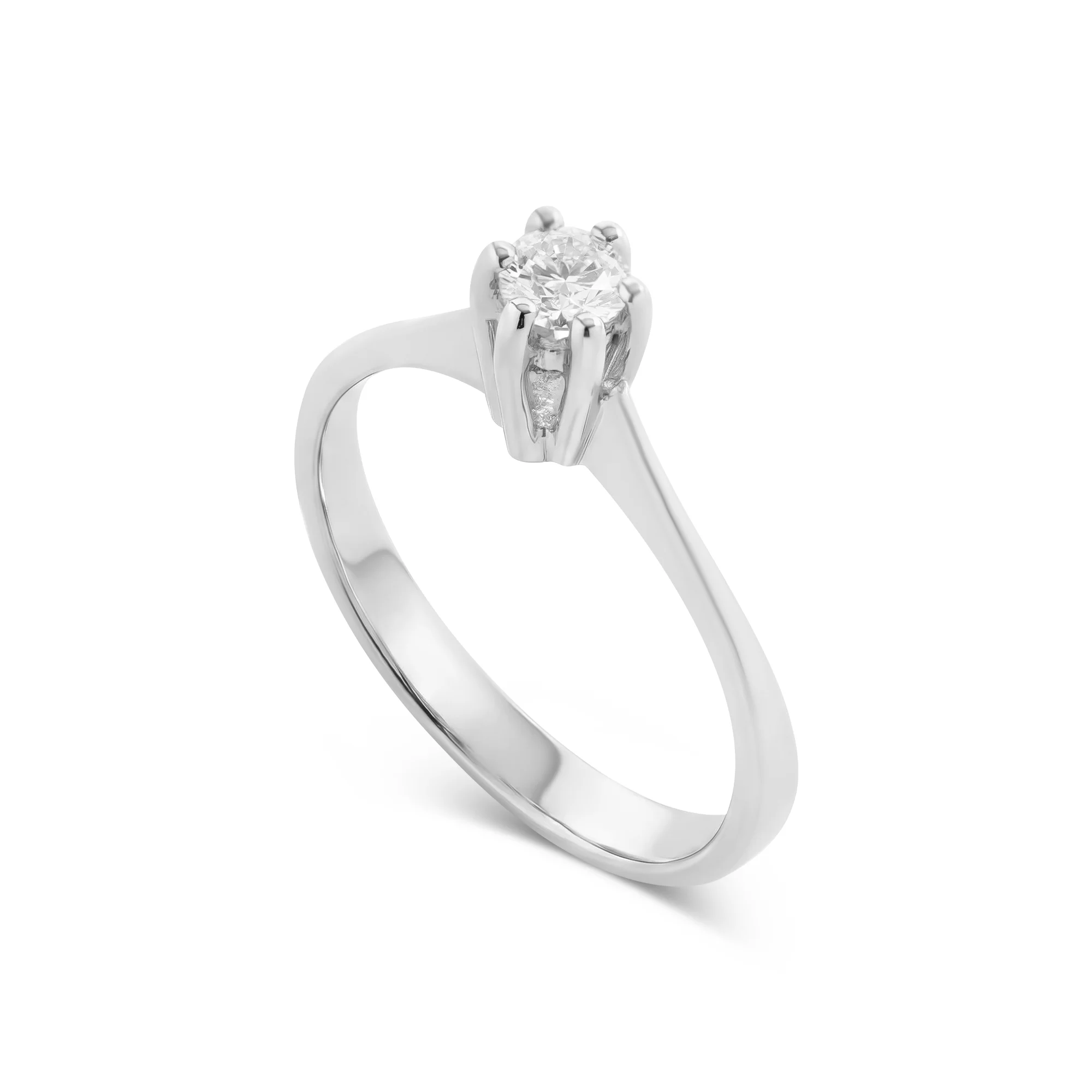 RG04382%201 Solitaire Ring in 18K Gold