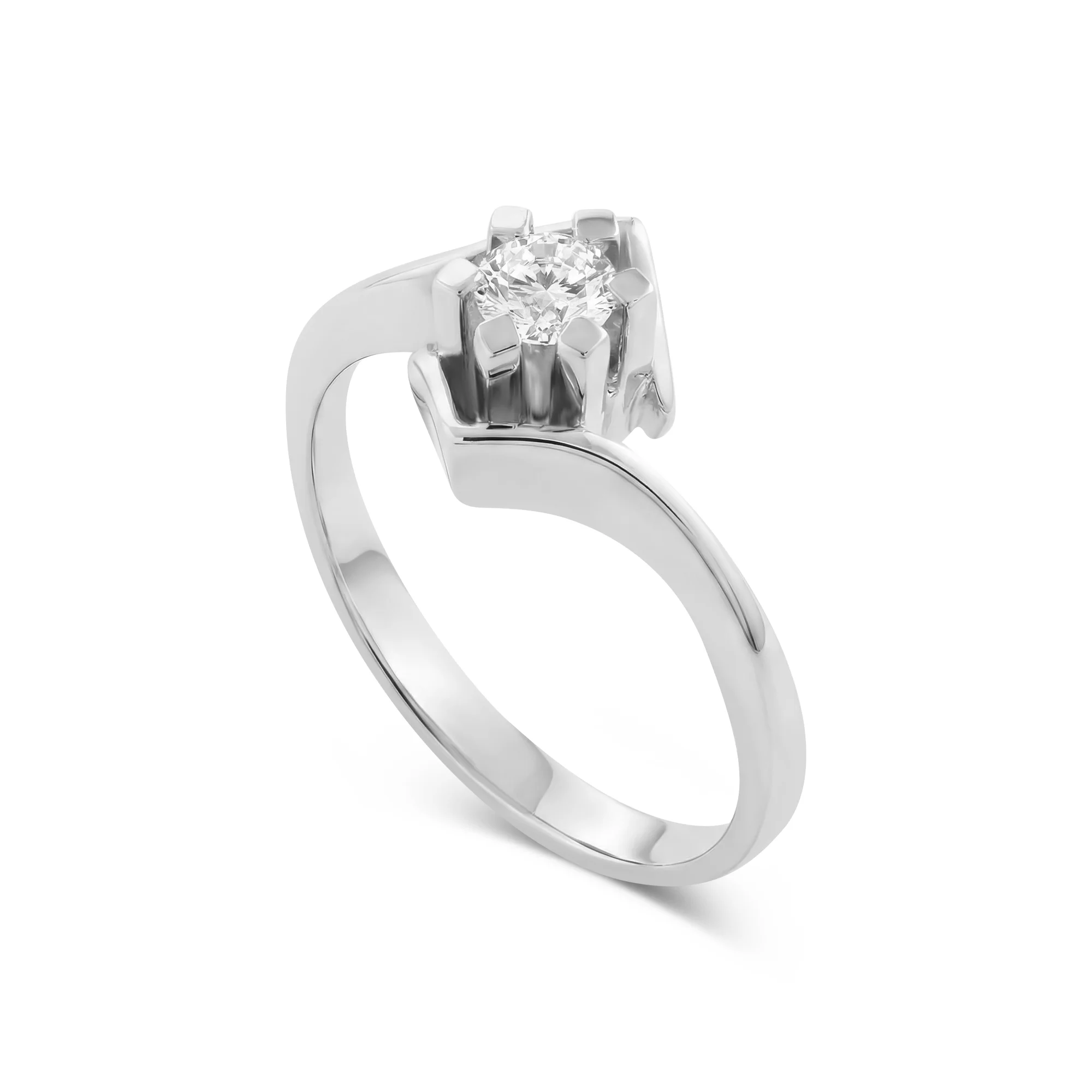 RG04388%201 Solitaire Ring in 18K Gold