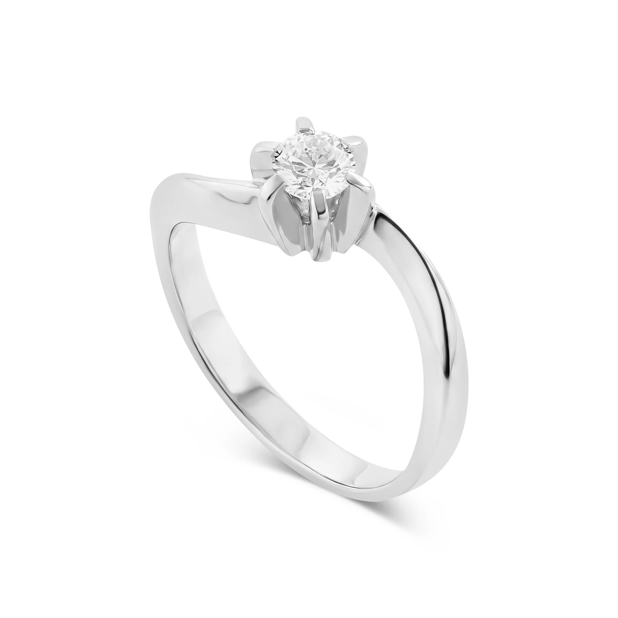 RG04392%201 Solitaire Ring in 18K Gold