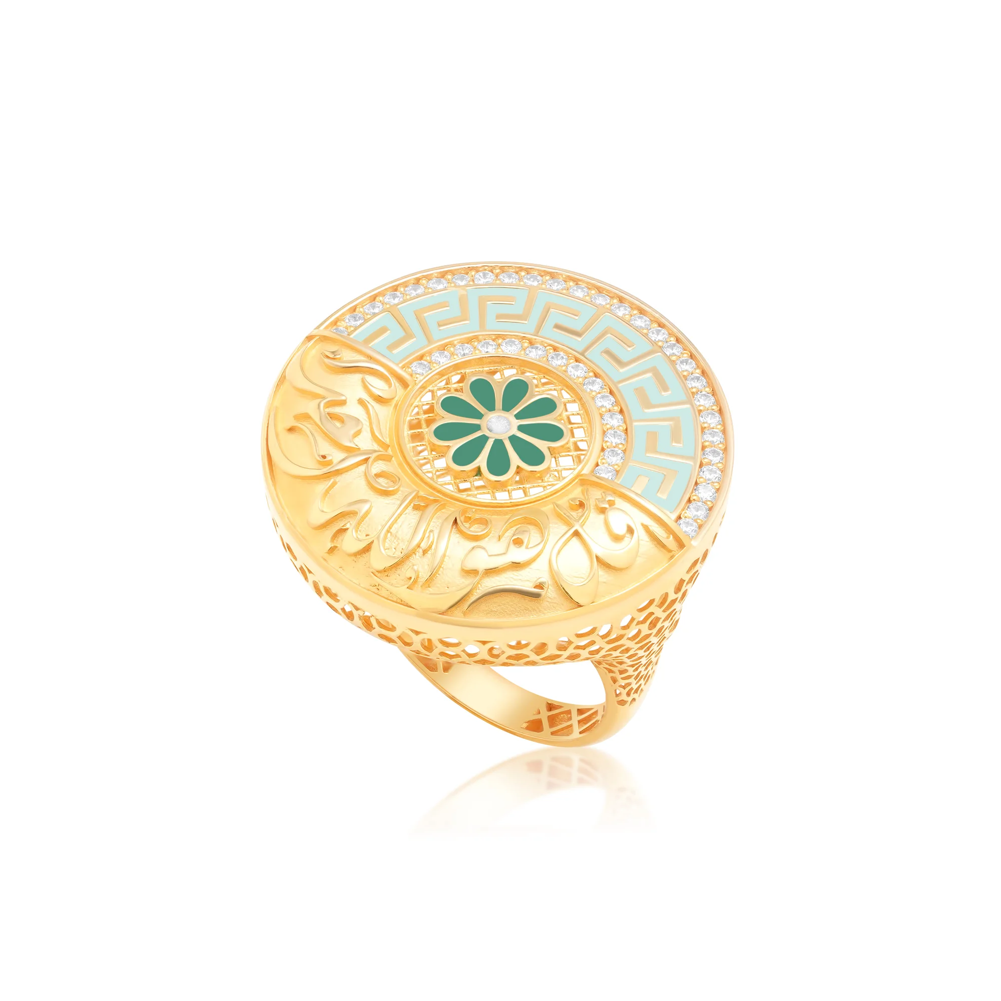 RG04498%201 Cocktail Ring in 21K Gold