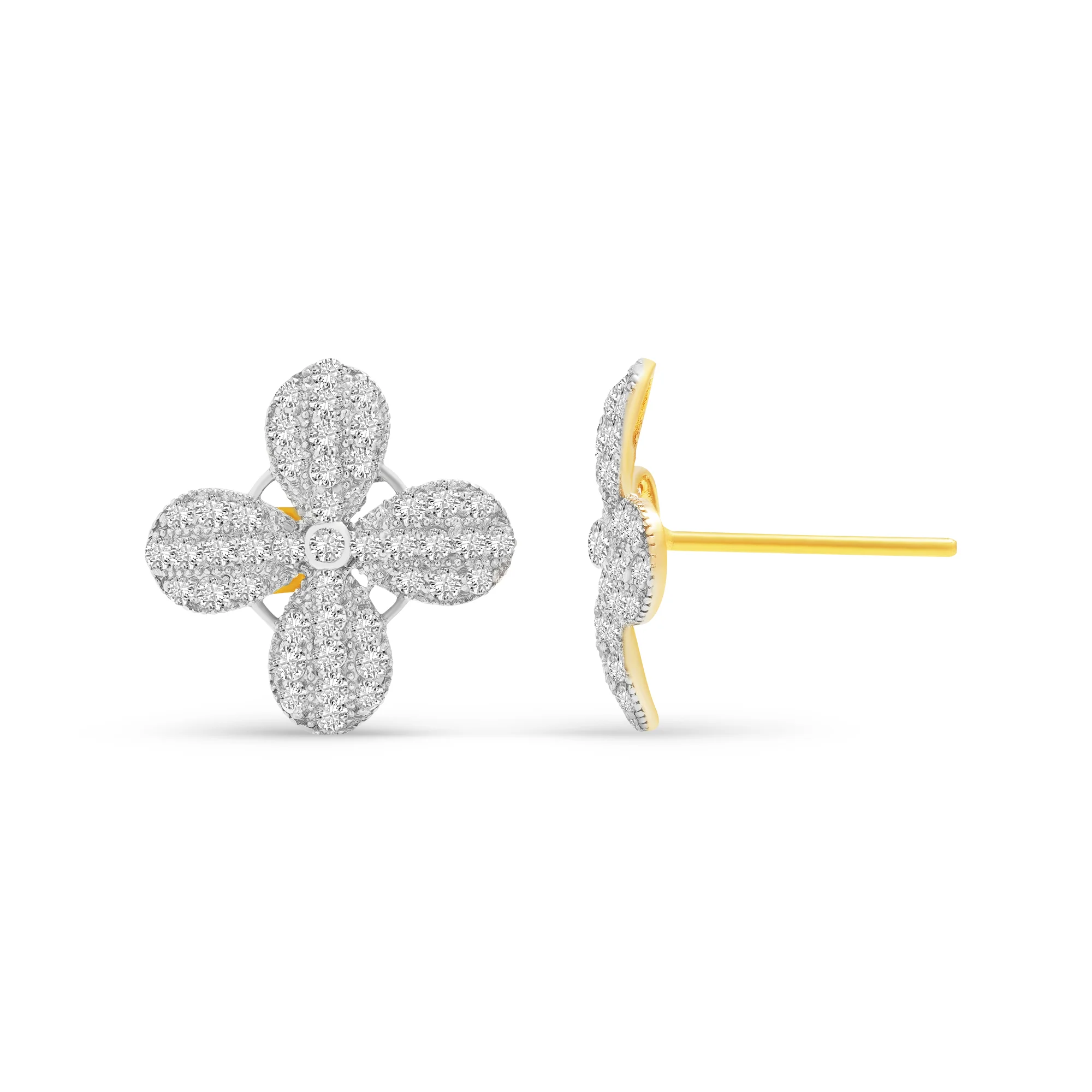 TP00257%201 Stud Earrings in 21K Gold