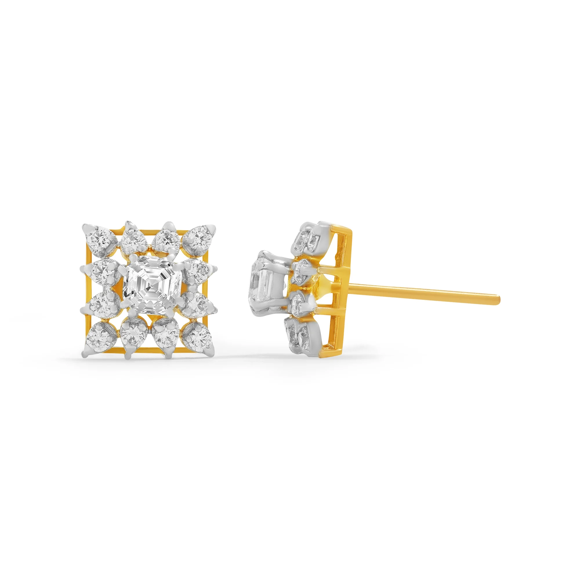 TP01774%201 Stud Earrings in 21K Gold