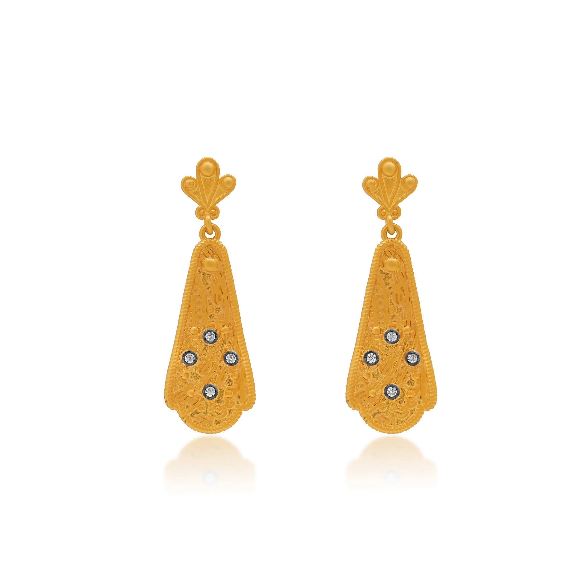 TP02248%201 Dangle earrings in 21K Gold