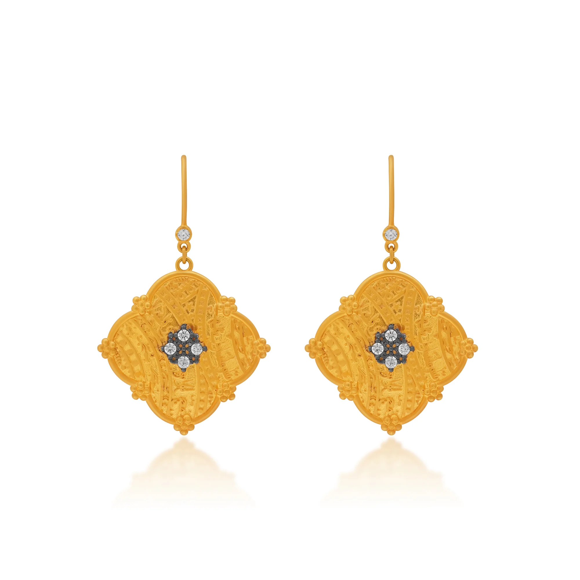 TP02252%201 Dangle earrings in 21K Gold