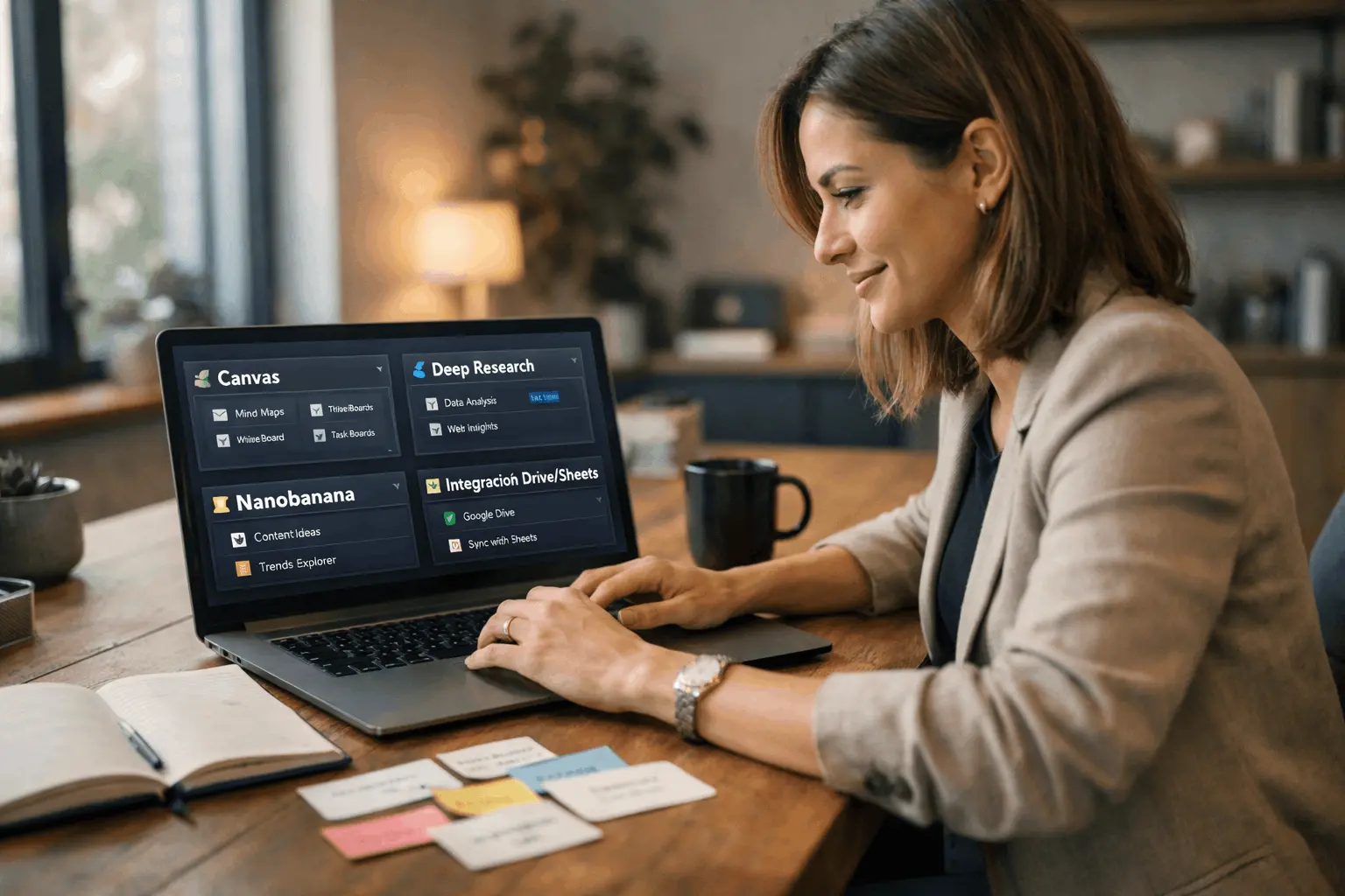 GEMS de Gemini: cómo crear asistentes con herramientas predeterminadas (Canvas, Deep Research, Nanobanana)