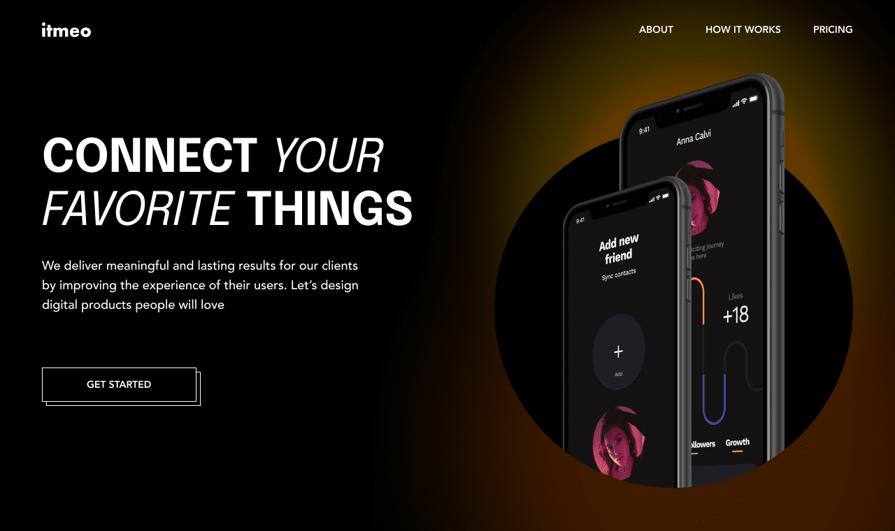 Startup Mobile App Hero