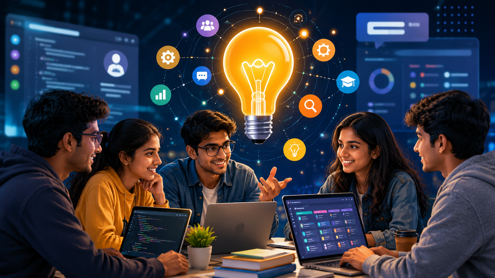 IDEA HUB : A Collaborative Platform For College Project Innovation
