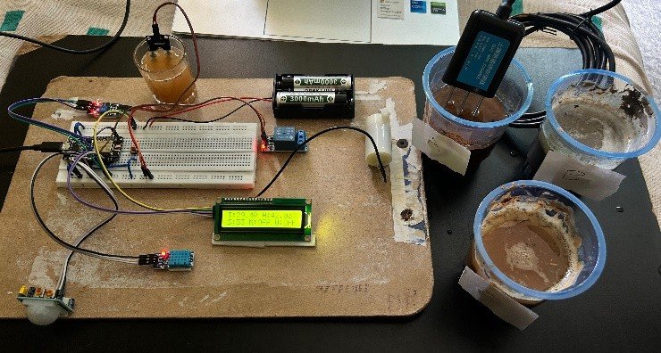 Low-Cost Embedence Meter for Soil Water Content Measurement using Internet of Things