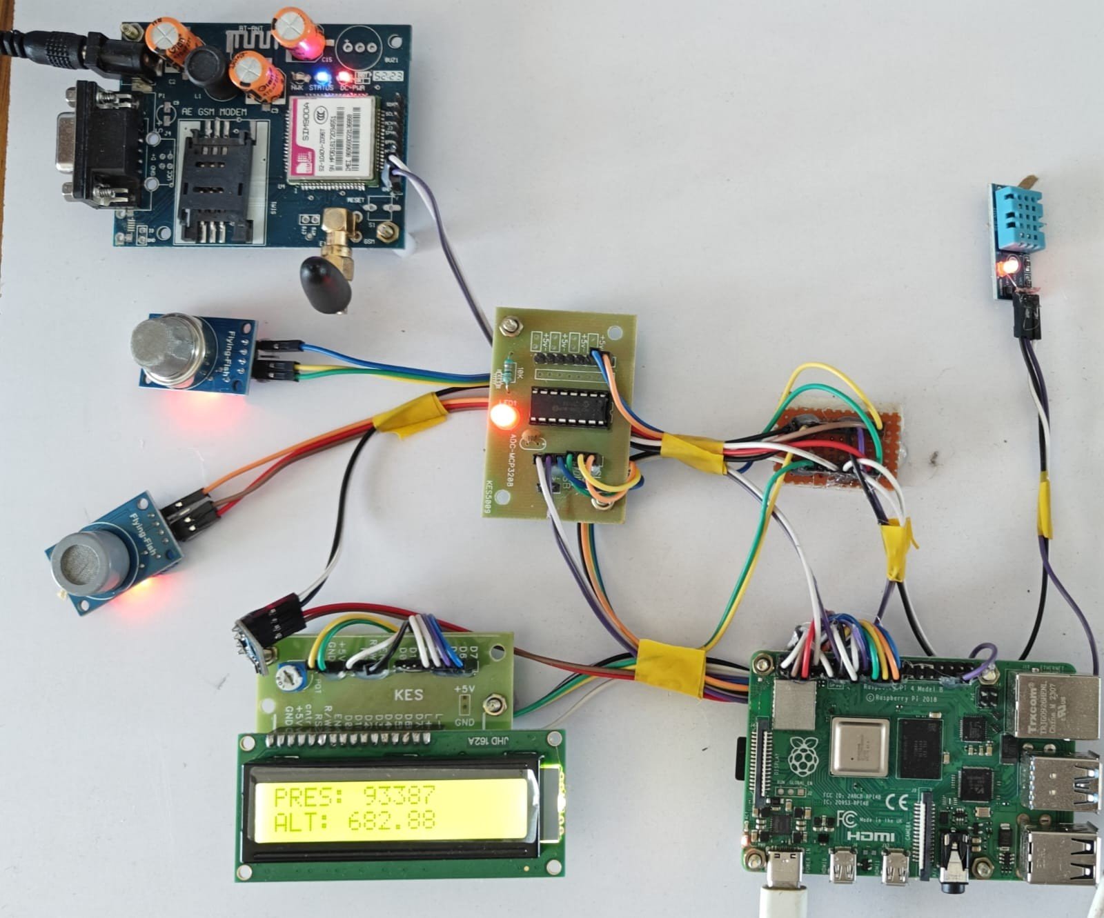 Management of Traffic By Using Raspberry Pi To Remotely Monitor Weather Parameters And Pollutants