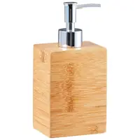 Square Bamboo Soap & Lotion Dispenser