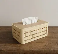 Bamboo Lid Tissue Box