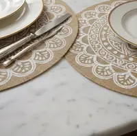 Boho Mandala Printed Round Placemat