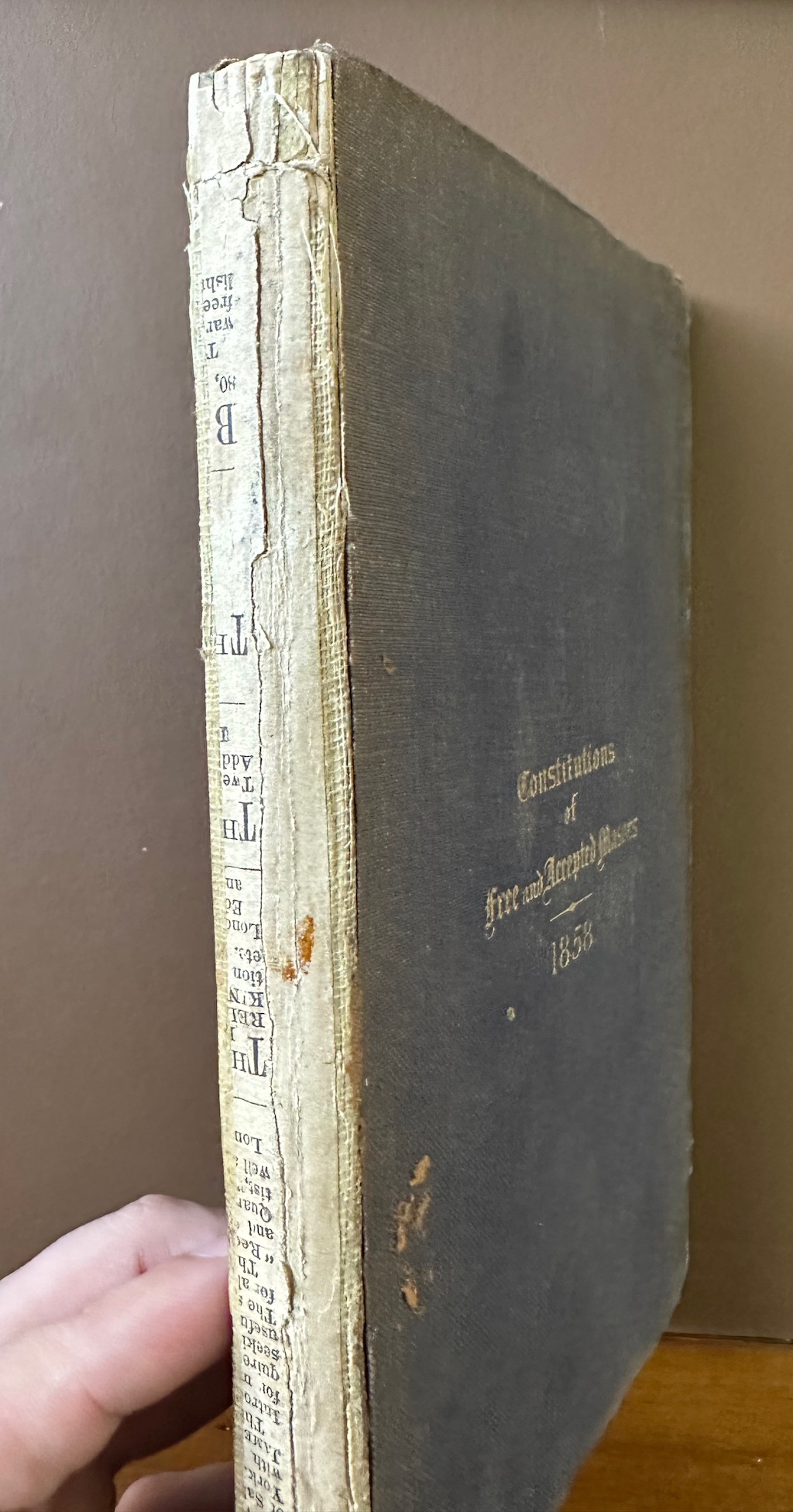 Constitutions of the Antient Fraternity of Free and Accepted Masons, Containing the Charges, Regulations, &c, &c