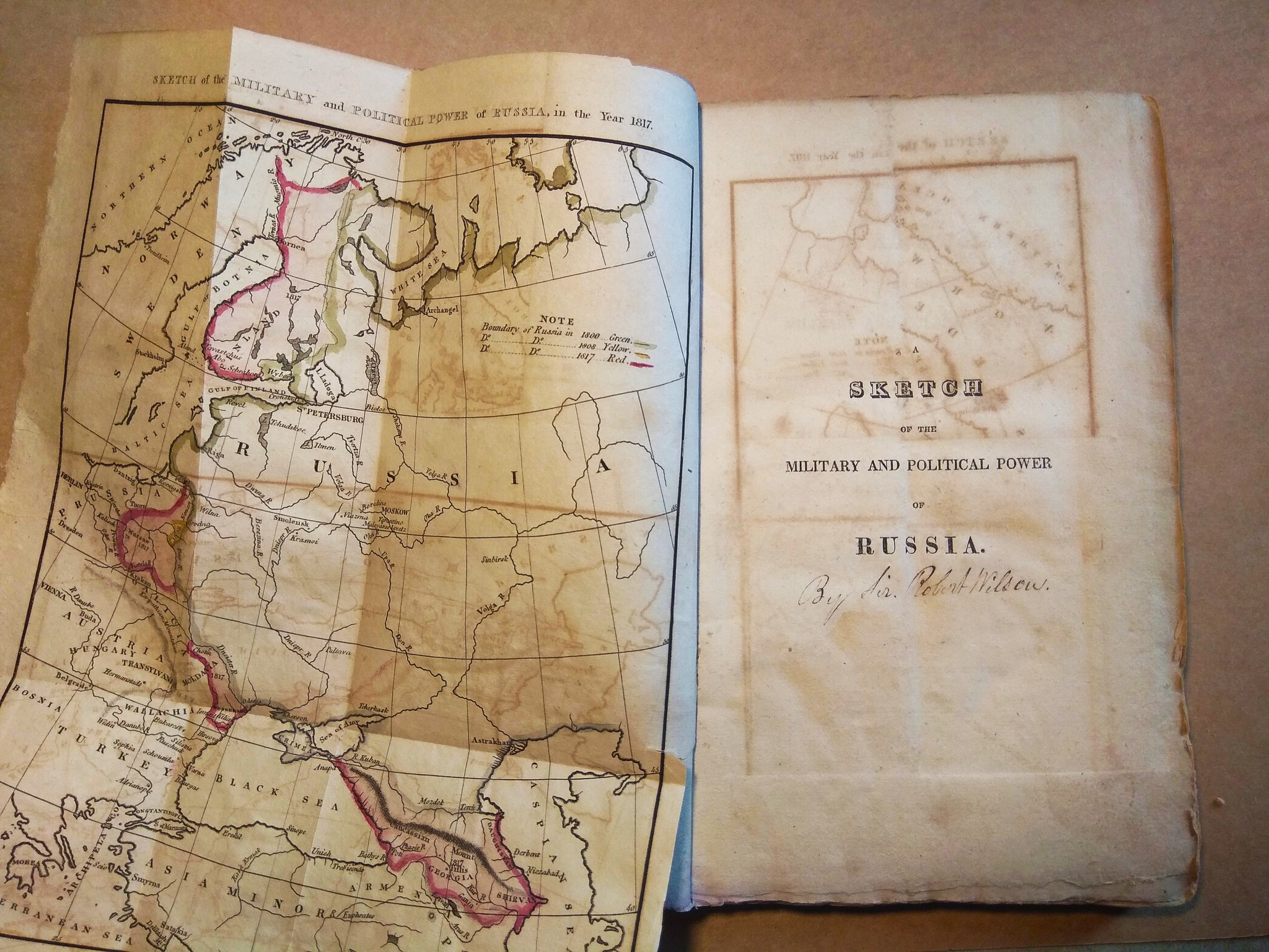 A Sketch of the Military and Political Power of Russia in the Year 1817