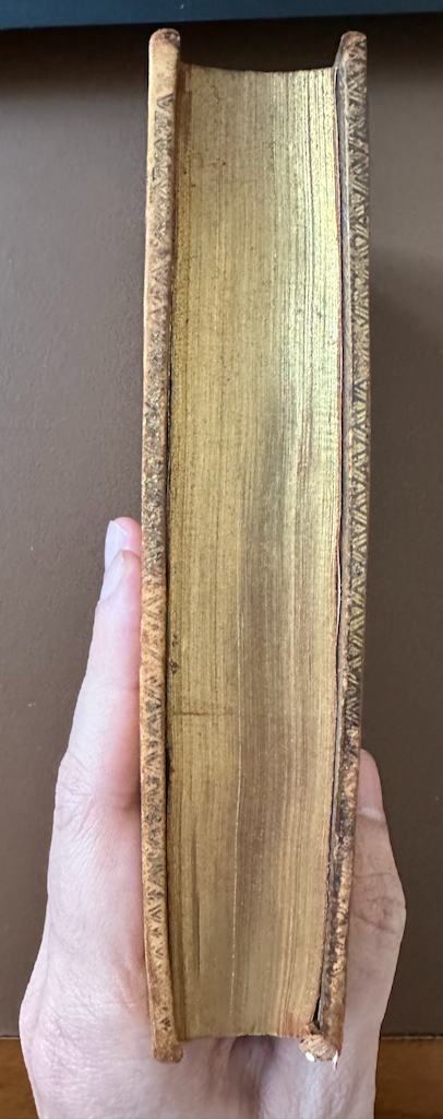 Paauksuotas knygos blokas