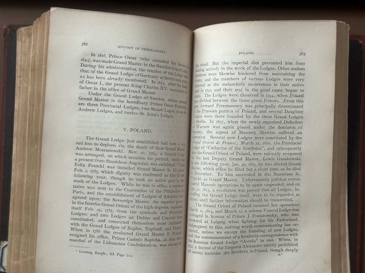 History of Freemasonry from its Origin Down to the Present Day