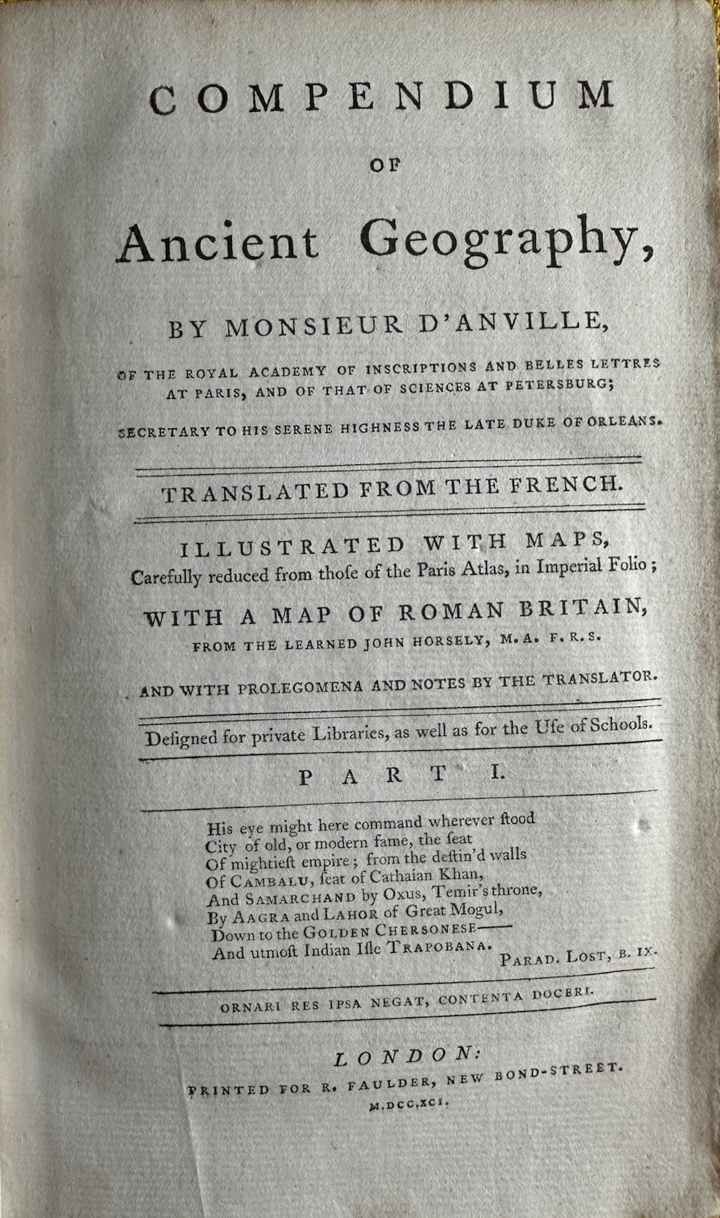 Compendium of Ancient Geography