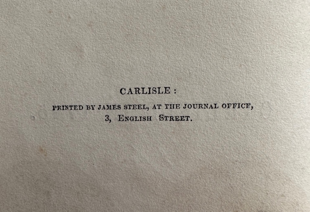 Authentic Account of the Occupation of Carlisle in 1745 by Prince Charles Edward Stuart